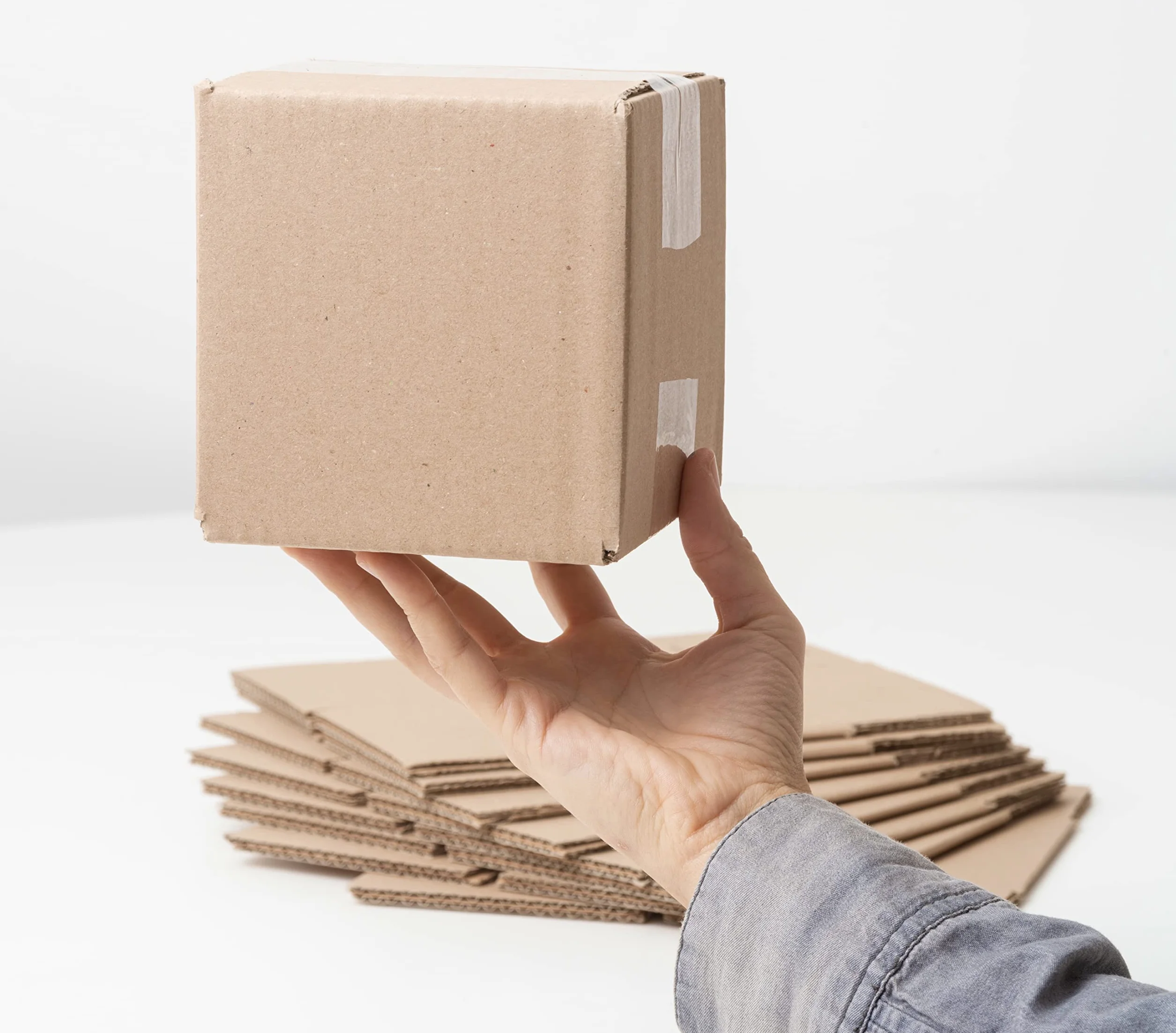Boîtes Carrées en Carton 12 x 12 x 12 cm 10 Pièces IPEA pour Expéditions