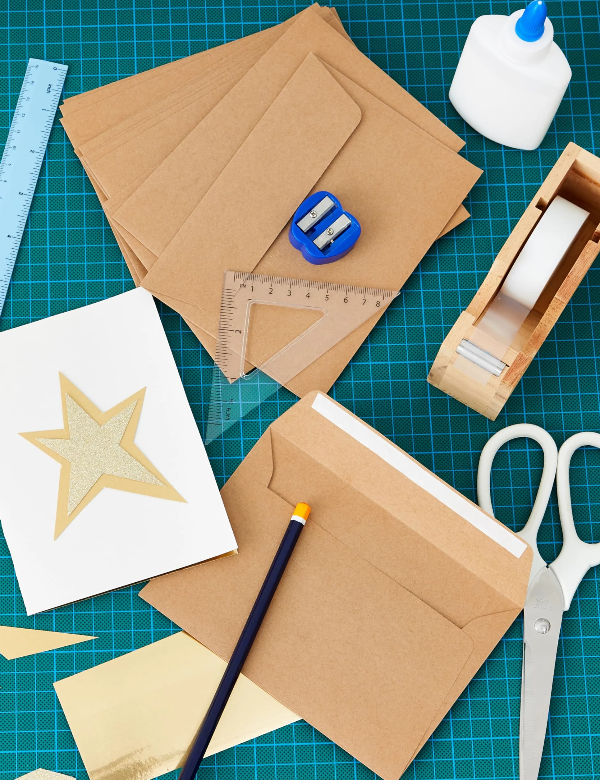 Clairefontaine Enveloppes C6 Kraft 120g Auto-Adhésives Lot 20 – 11,4 x 16,2 cm Papier Lisse
