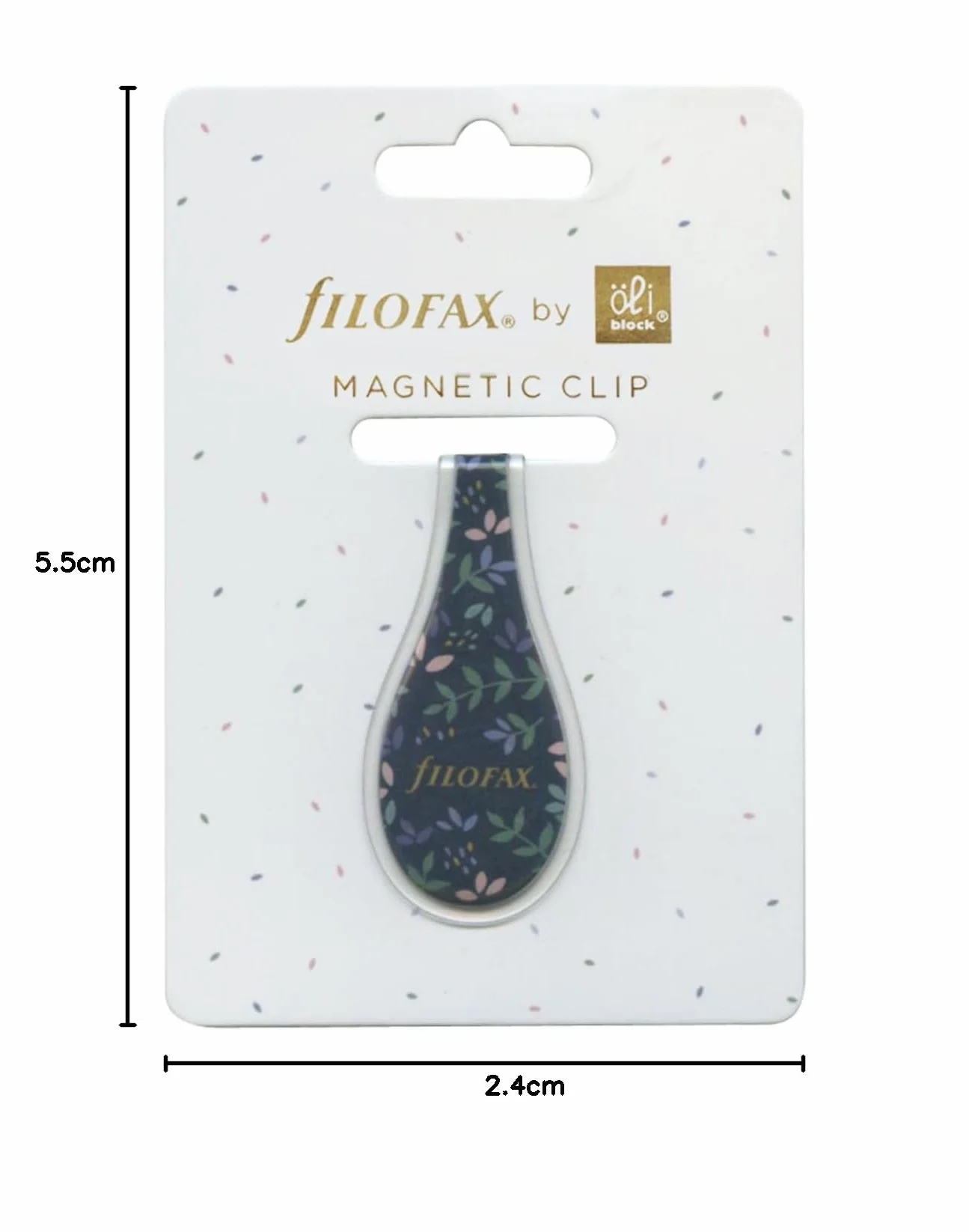 Filofax ÖLI Block Clip magnétique de jardin, mélange