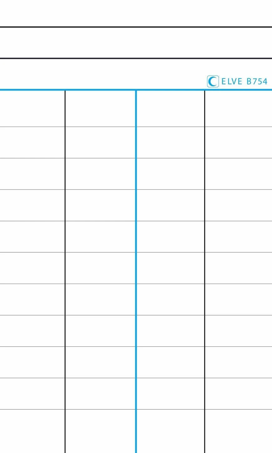 ELVE 100 FICHES BIBLIOTHEQUE BRIST.125X75 4 COLONNES blanc