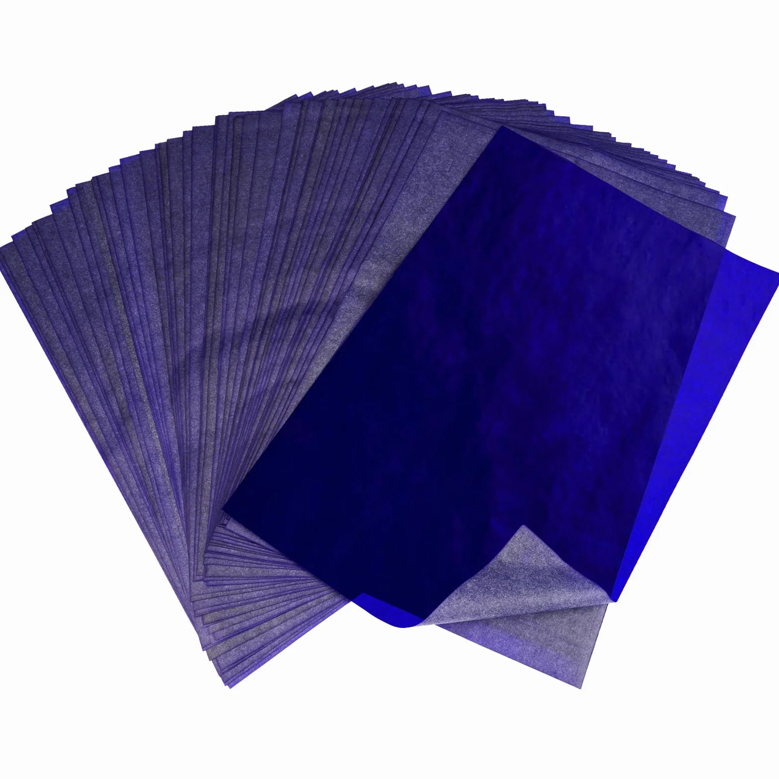 Papier Carbone A4 50 Feuilles 21 x 29,7 cm Réutilisable Transfert pour Toile Bois
