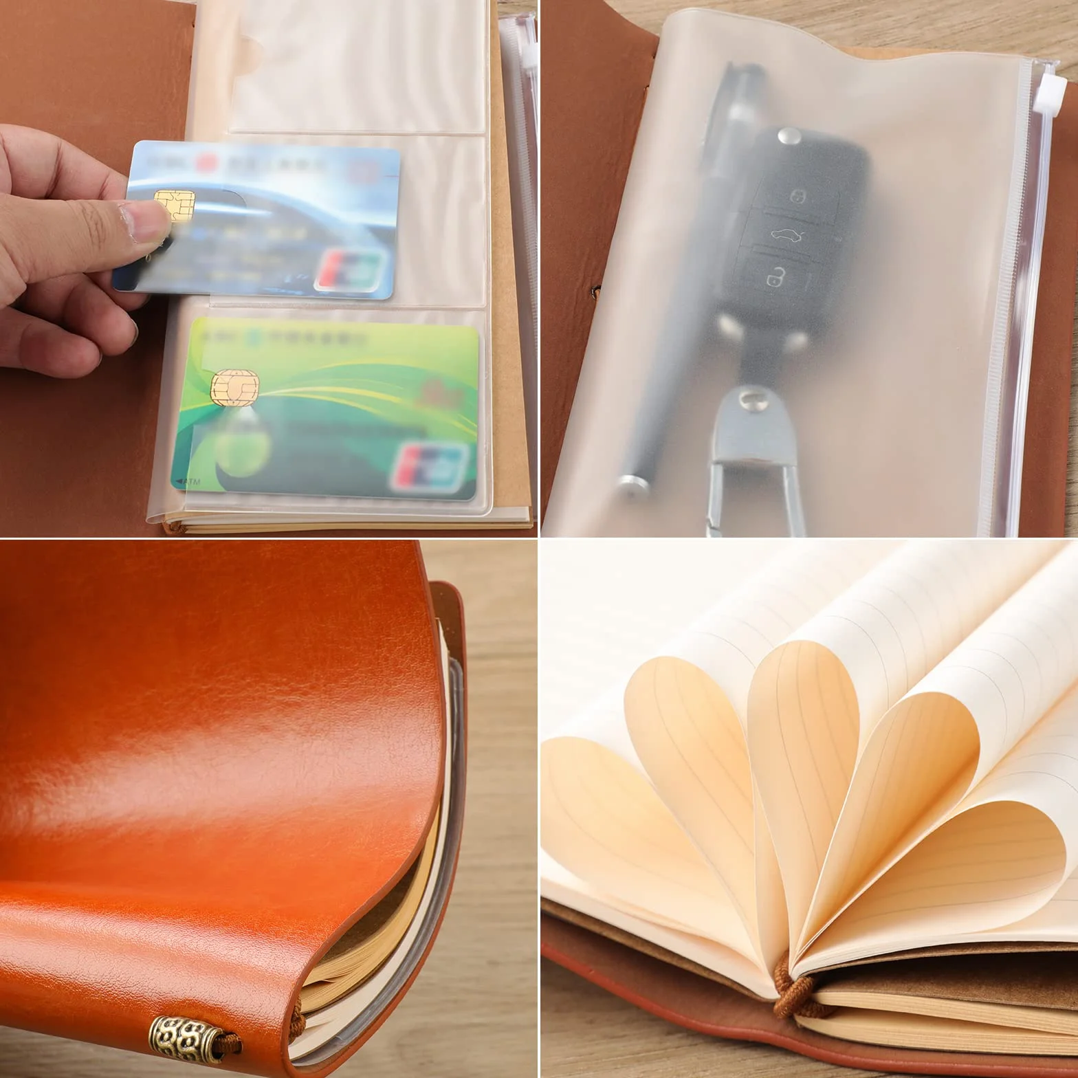 Cadeau Maitresse D'école, Journal de Cuir A6 12x20cm, Idée Cadeau Fin d'Année Noel pour Professeur Institutrice