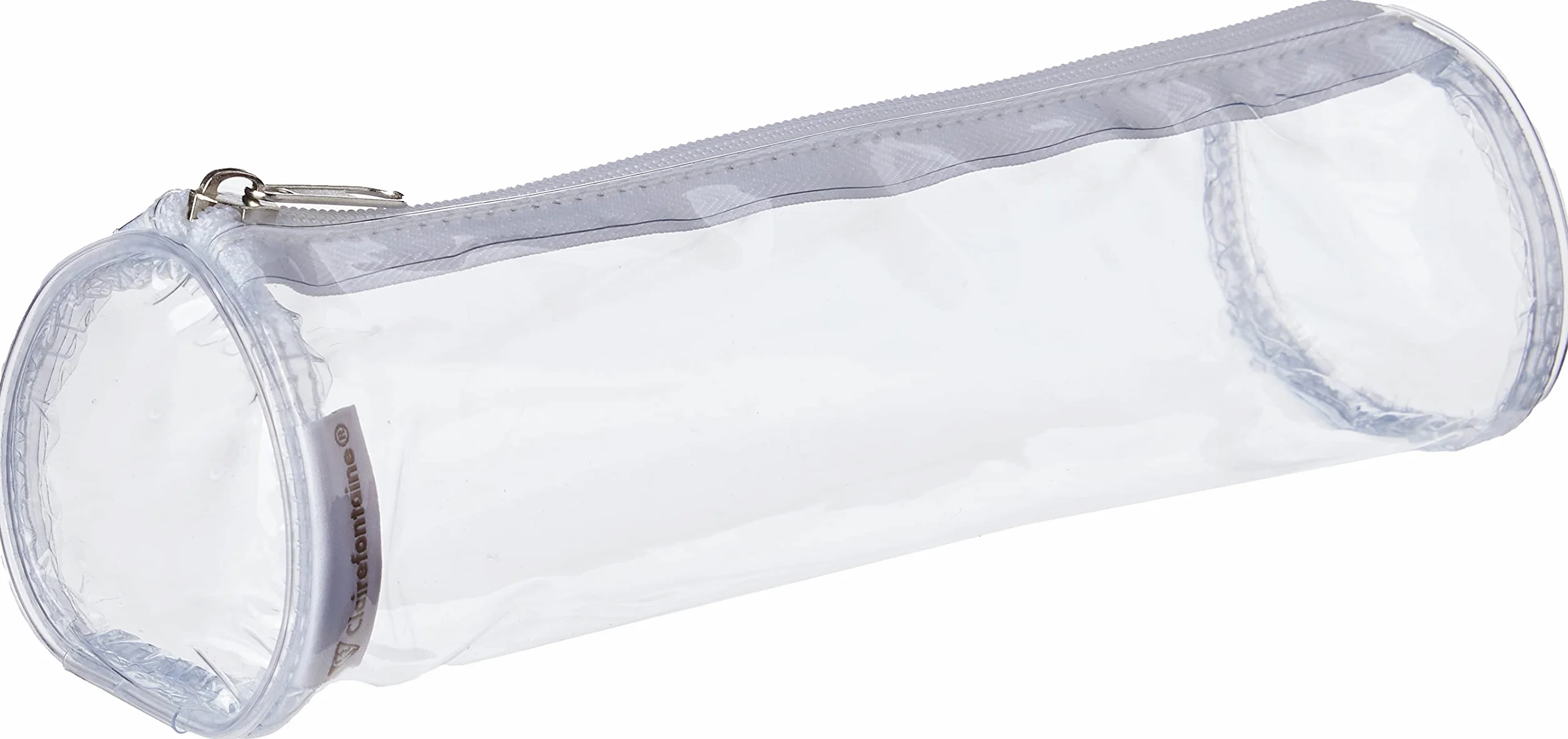 Clairefontaine Grande Trousse Scolaire Ronde Transparente Ø7x22 cm Examen