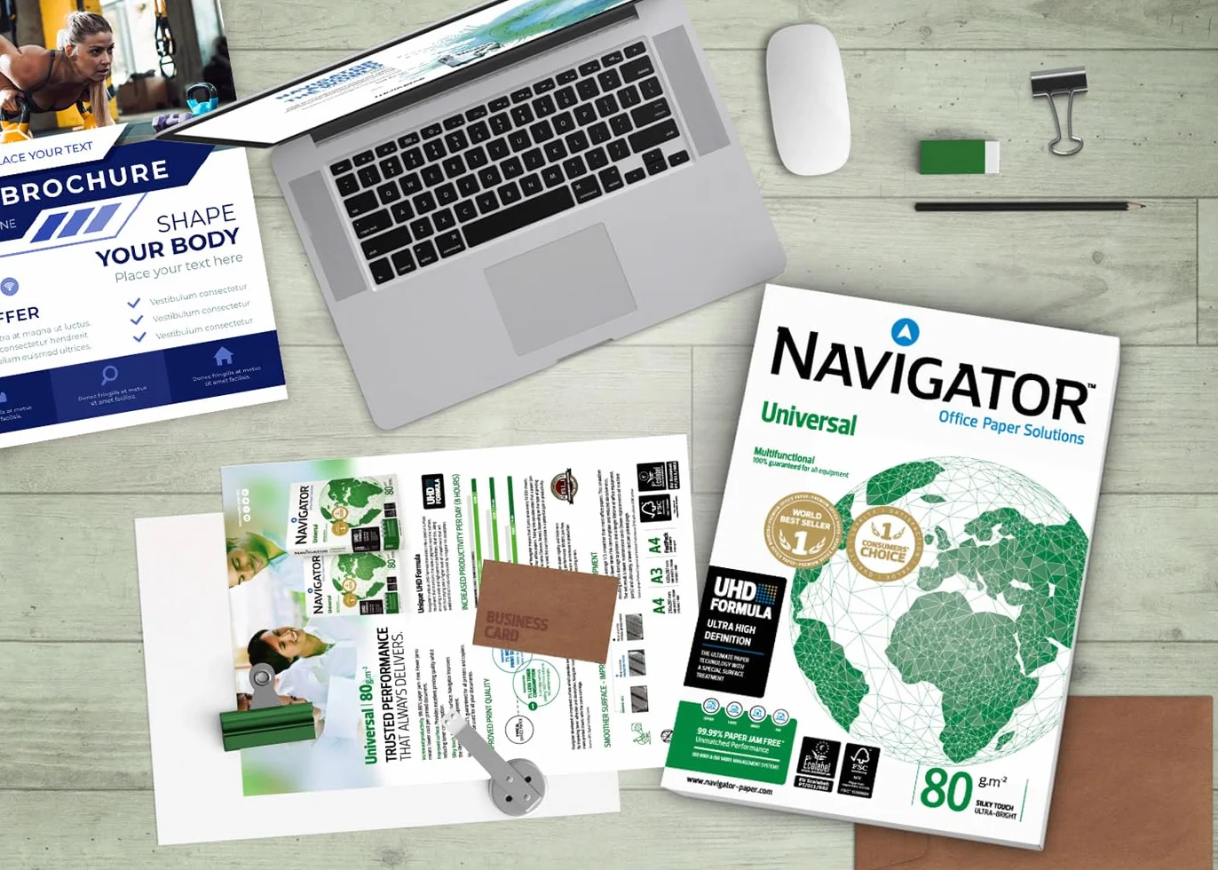 Navigator Universal Papier A4 80 g/m2 Blanc 5 x 500 feuilles