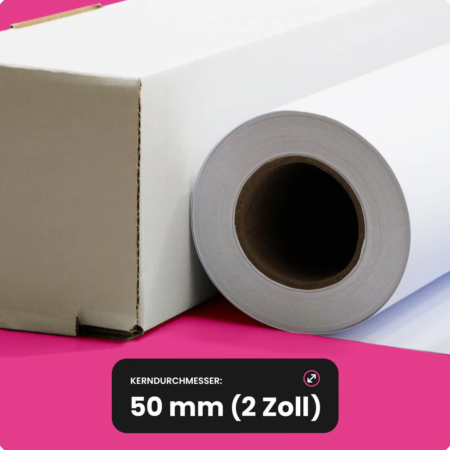Papier plotter technique Netuno 90g 914 mm x 50 m 2 pouces 4 rouleaux