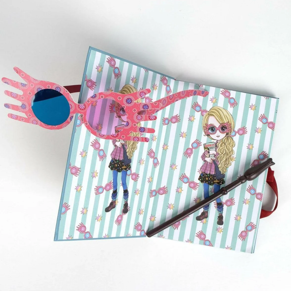 Cerdá Set de Papeterie Harry Potter Luna Lovegood 18 x 22,5 x 2,5 cm Rose