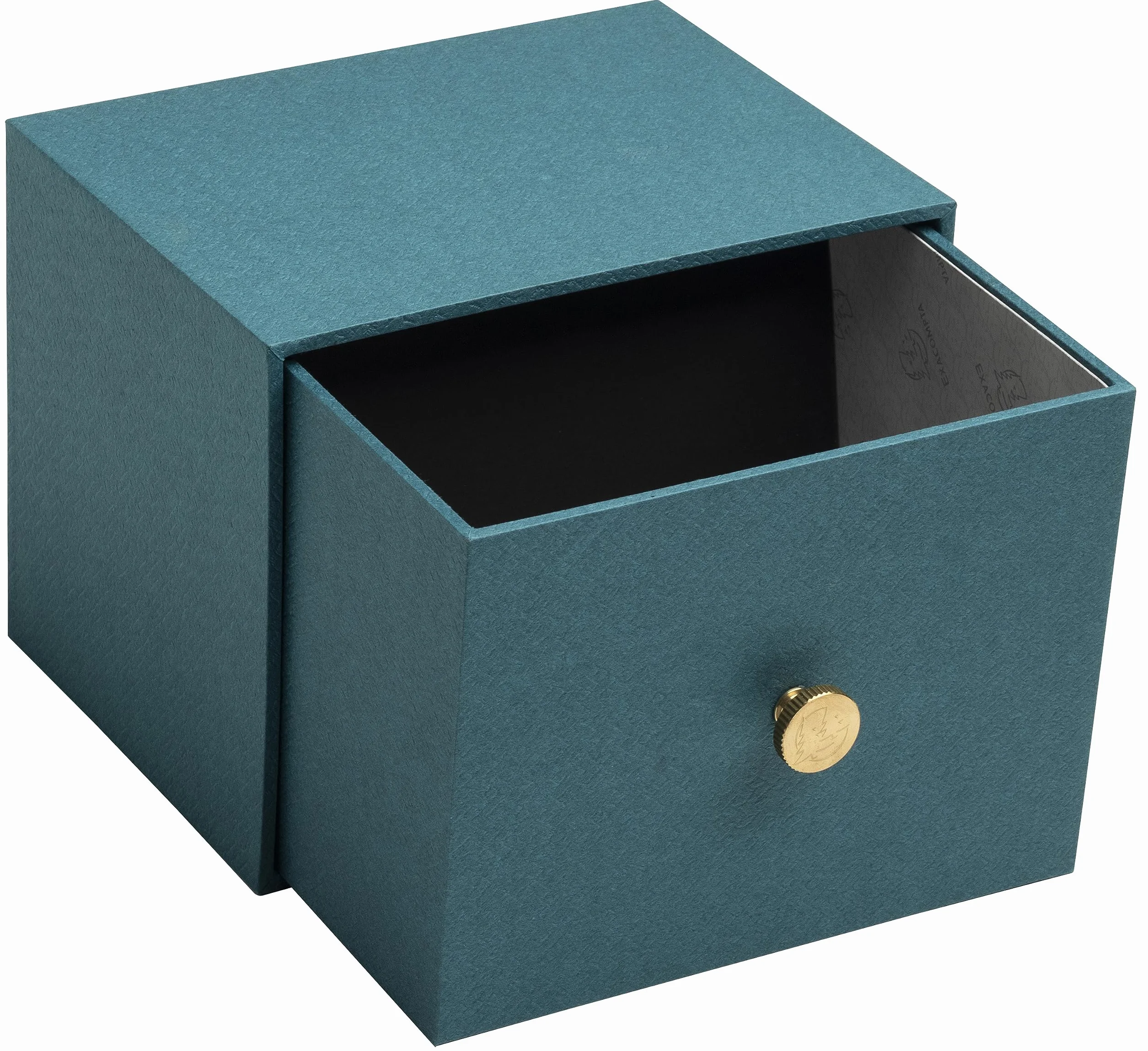Exacompta Boîte photos à tiroir Office By Me 4 intercalaires A6 11x15cm 10x15cm bleu canard