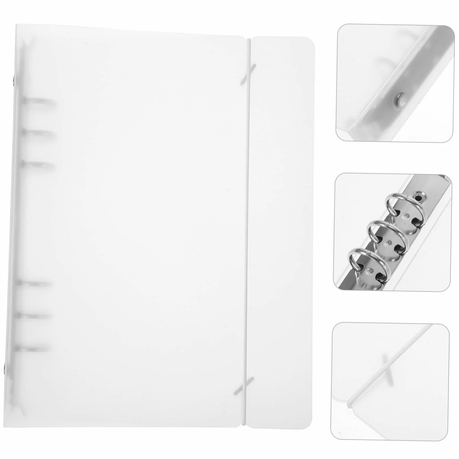 Artibetter Classeur A5 à 6 Anneaux Pp Semi-transparent, Lot de 2