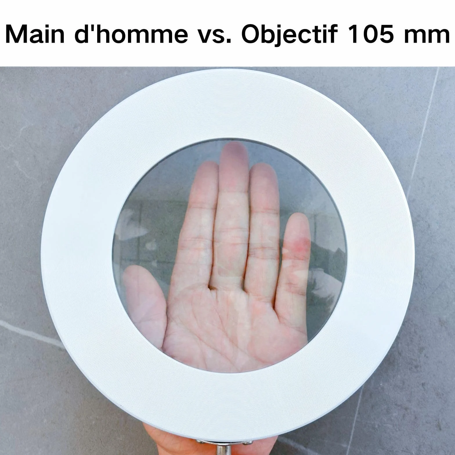 Lampe Loupe LED 5 Dioptries Lumière Travail Lentille Verre 105 mm Bras Pivotant Pince Table Dimmable 3 Températures