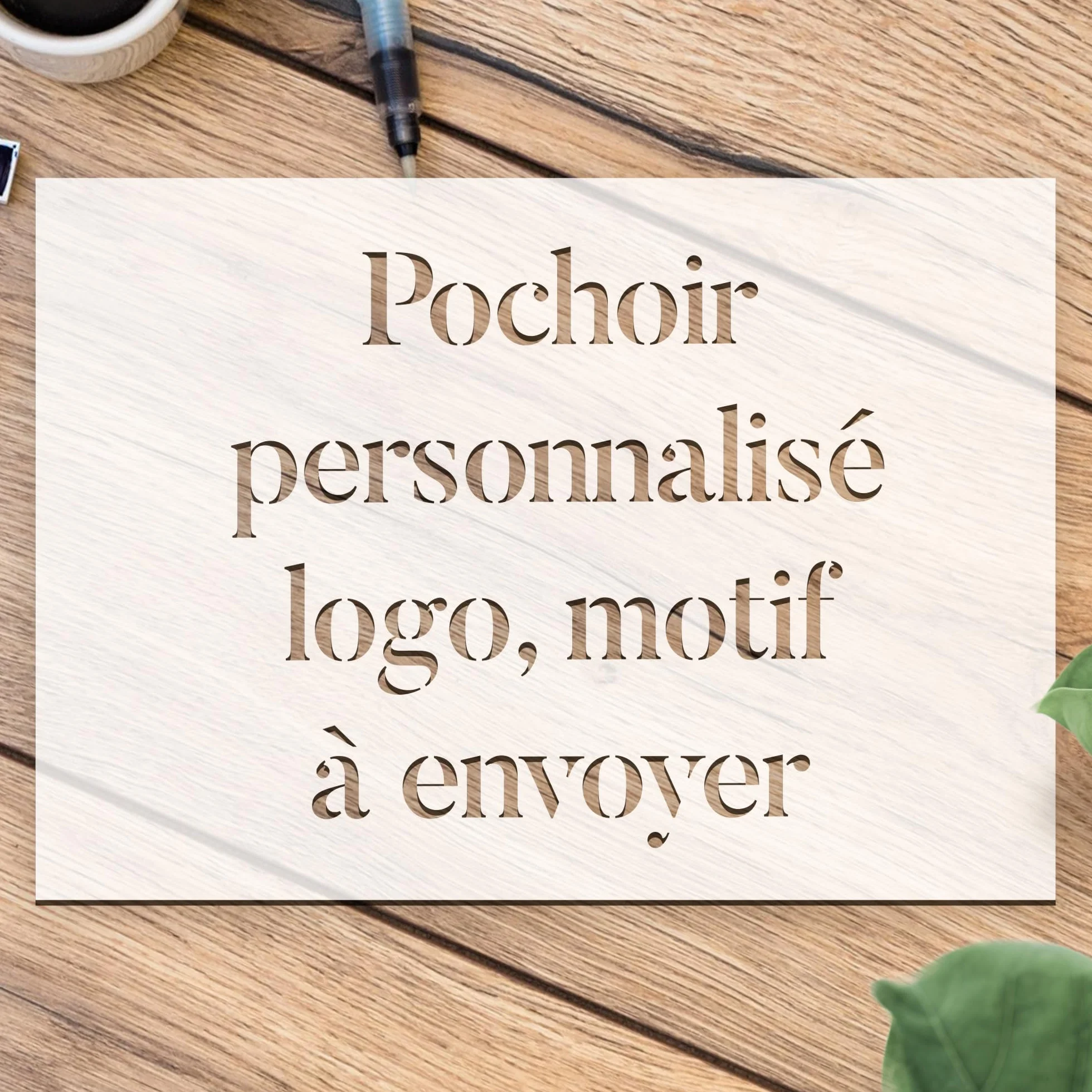 Pochoir personnalisé réutilisable A4 A5 motif logo texte décoration gâteau peinture mural aérographe
