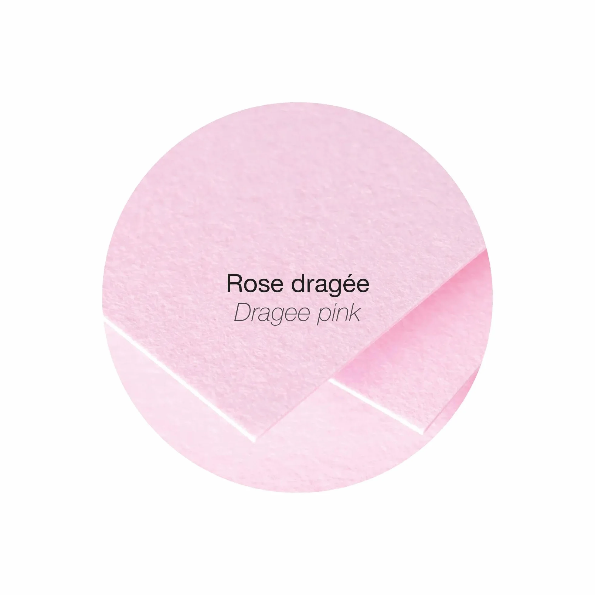 Clairefontaine 5530C Enveloppes Mini Format 7,5x10cm Rose Dragée 120g/m² Fermeture gommée Papier Lisse