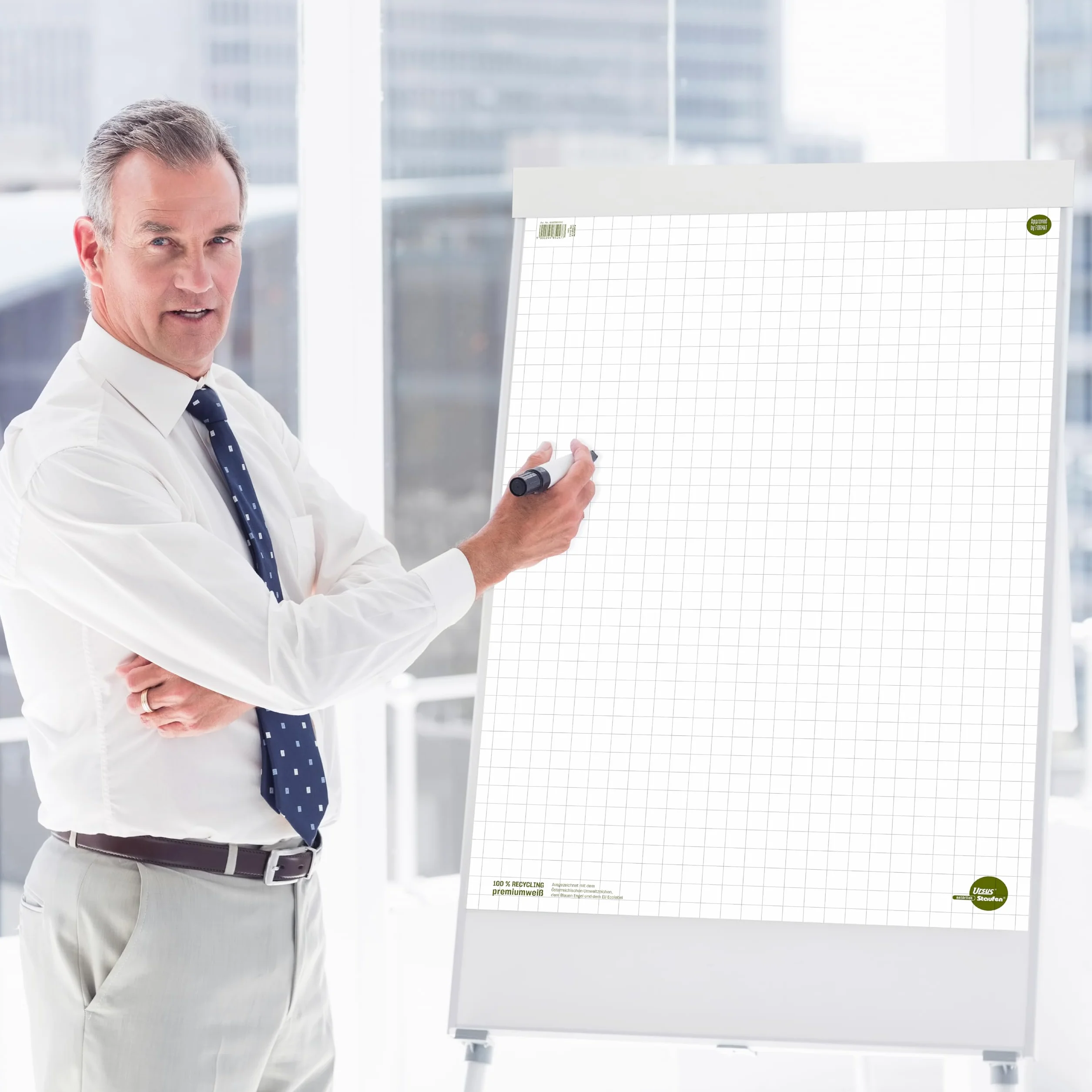 Staufen Ursus Style Blocs papier flipchart 68x99 cm 80 g/m² vierge 5 pièces