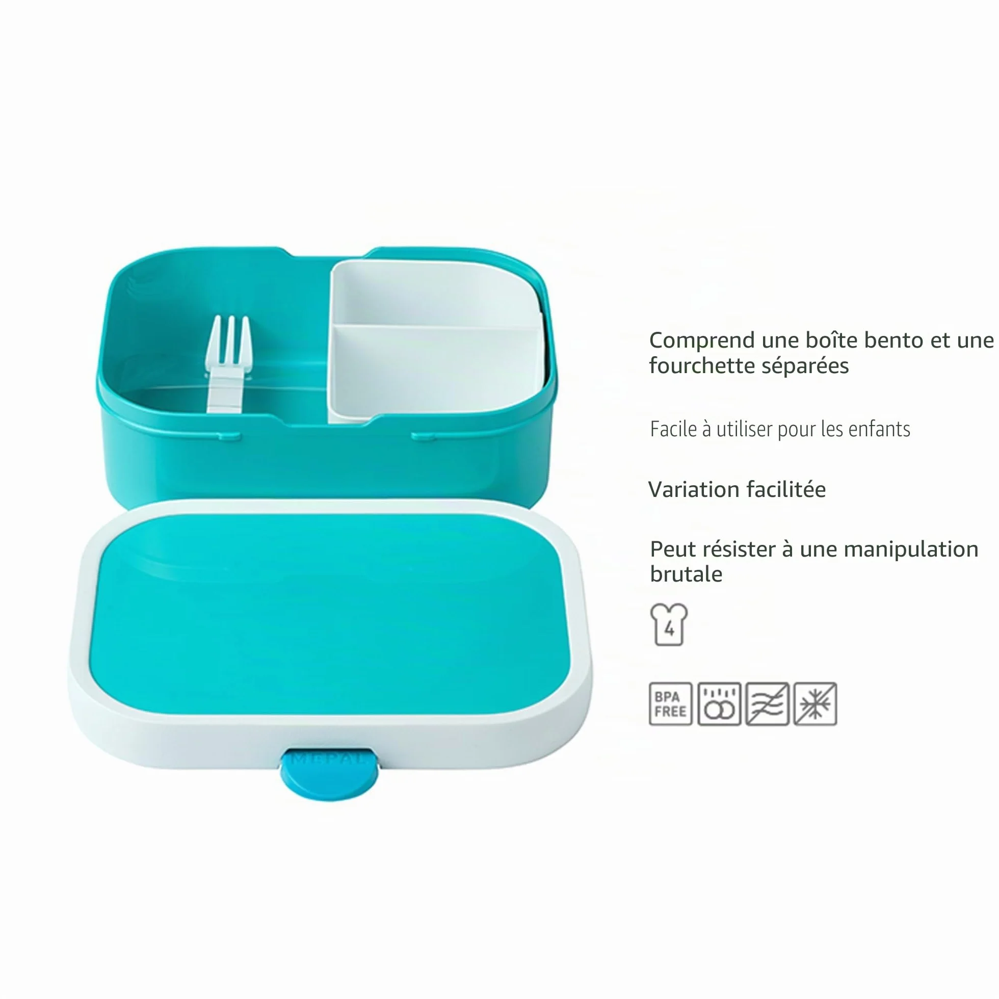 Mepal Campus Lunchbox Little Dutch Boîte à déjeuner Bento 750 ml Sans BPA Lave-vaisselle