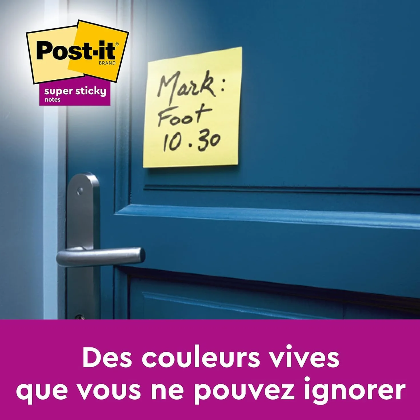 Post-it Notes Autocollantes Super Sticky, Pack Promo 8 Blocs + 4 Gratuits, 90 Feuilles par Bloc, 47,6 mm x 47,6 mm