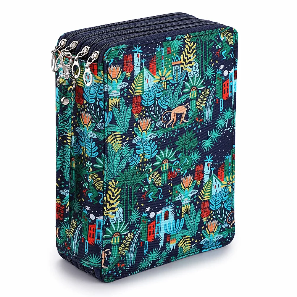 SUMTree 200 Trous Trousse à Crayons de Couleurs Sac de Crayons étui à Crayons pour Dessinateur