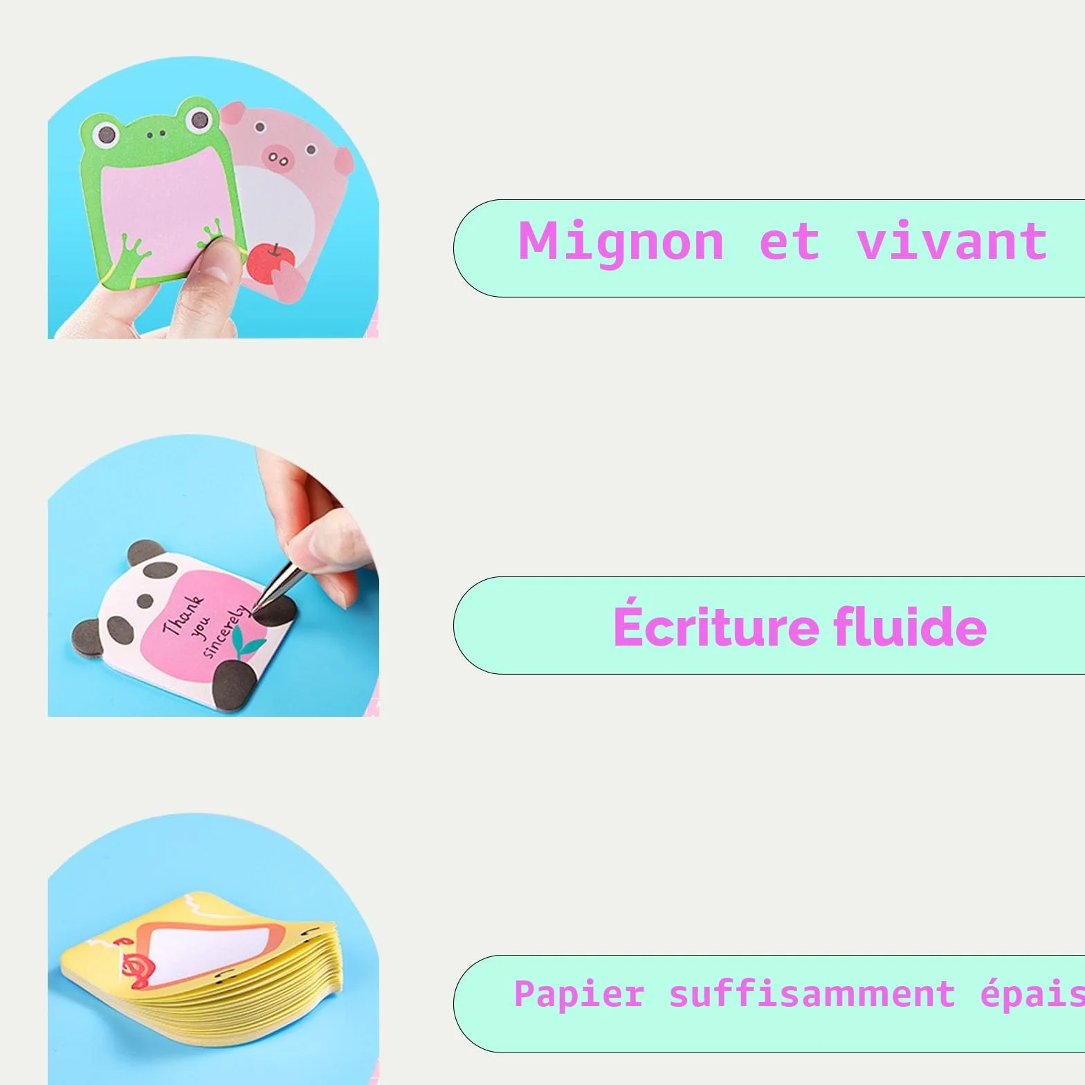 Blocs-notes autocollants pour enfants lot de 32 petits cadeaux