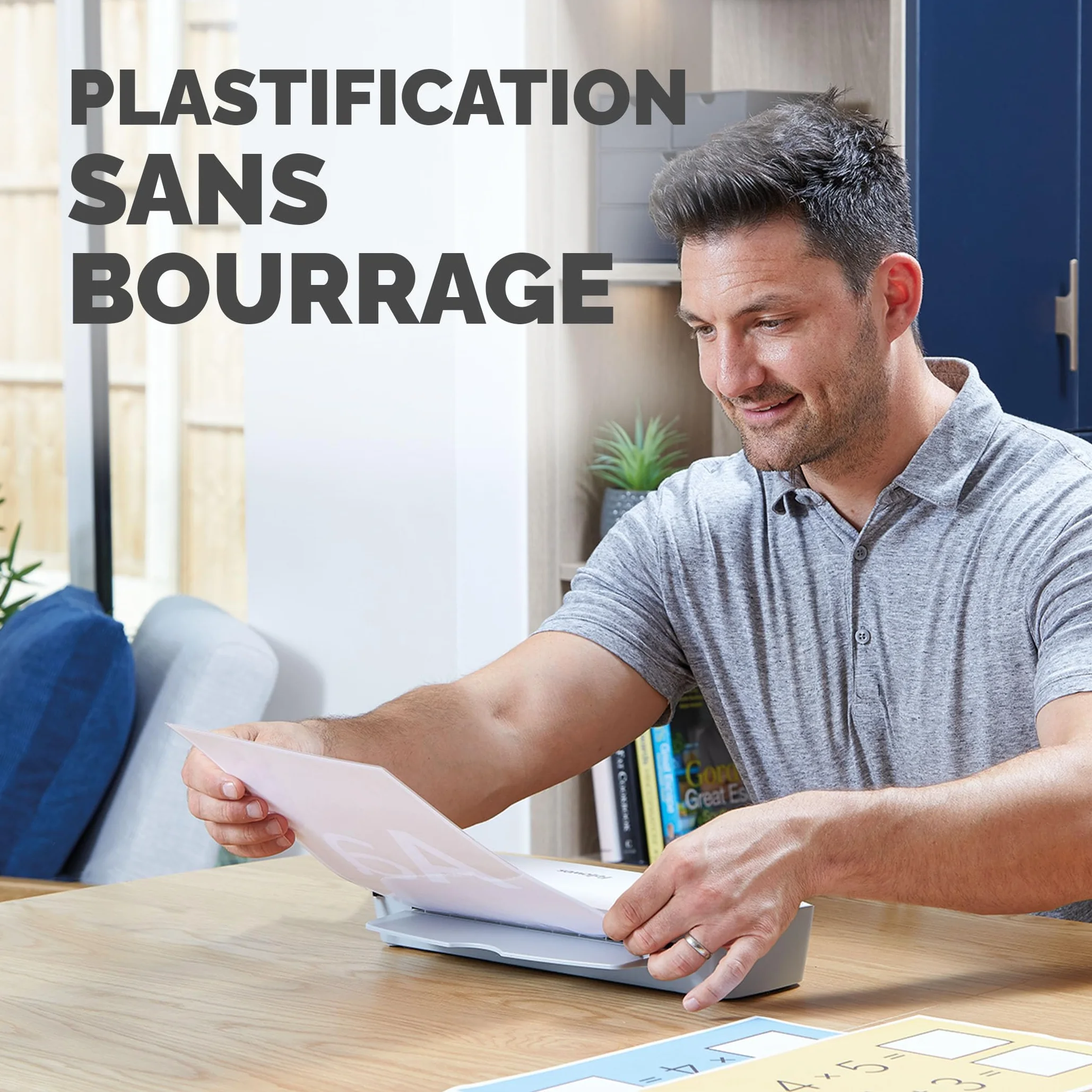 Fellowes Plastifieuse Ion A3 80-125 microns 30 cm/min temps de chauffe 4 minutes avec 10 pochettes