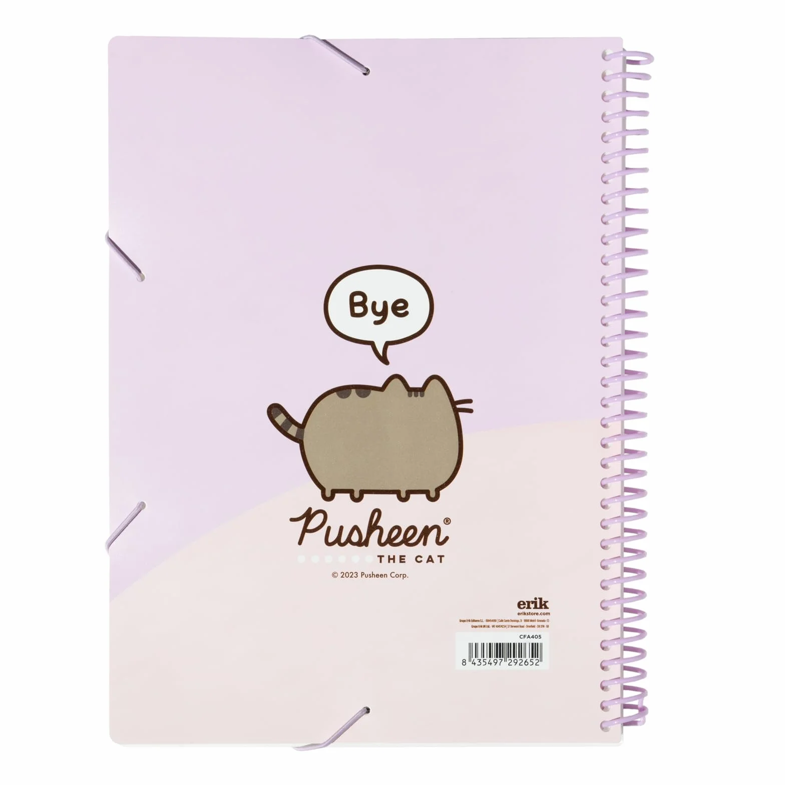 Grupo Erik Porte Vue 60 Vues Pusheen Porte documents A4 Classeur