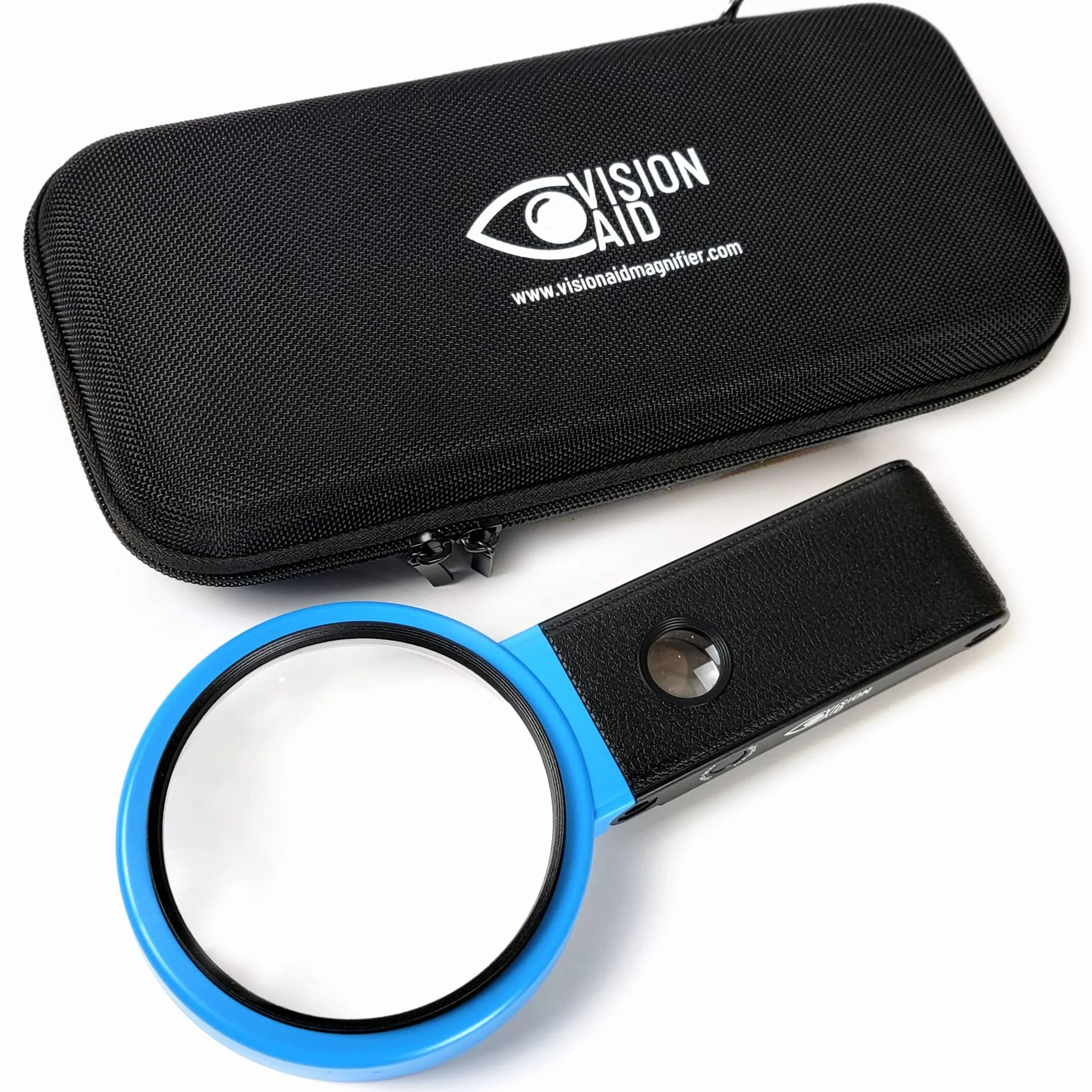Loupe 30X avec 36 Lumières LED Ultra-Brillantes et étui de Rangement | Loupe Mains Libres pour la Lecture, l'artisanat, Les Loisirs