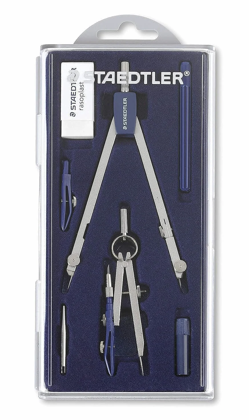 Staedtler Mars Basic 559 C07 Compas Technique De Précision Set 7 Pièces