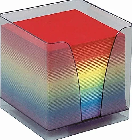 Quo Vadis Arco Iris Queue de notes avec support en plexiglas