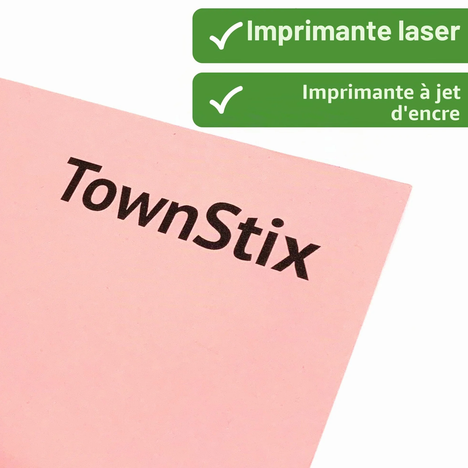 TownStix Papier Couleur Cartonné A4 120 g/m² 10 Couleurs 100 feuilles