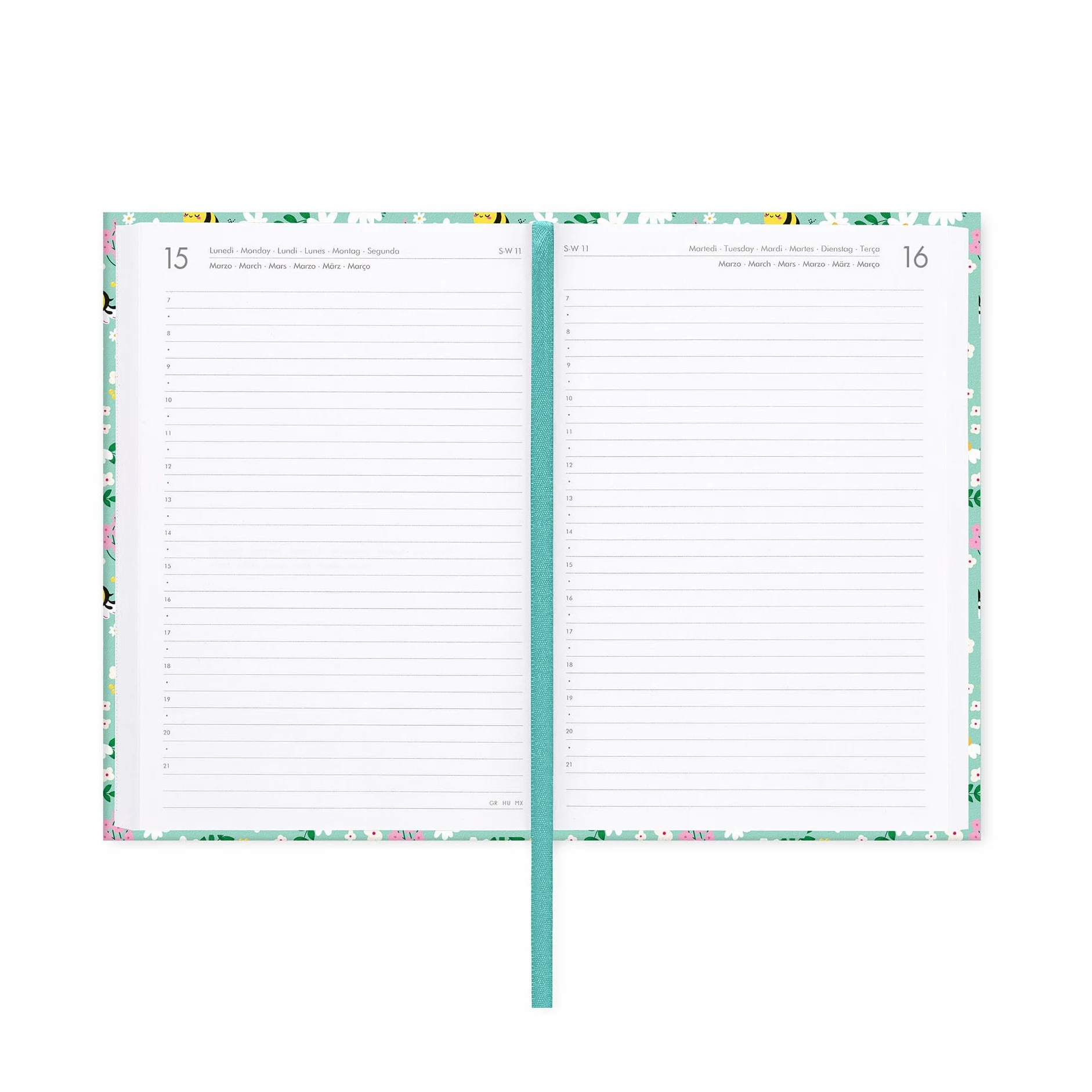 Legami Agenda photo journalier 2026-2027 Bee 16 mois format moyen 12 x 18 cm