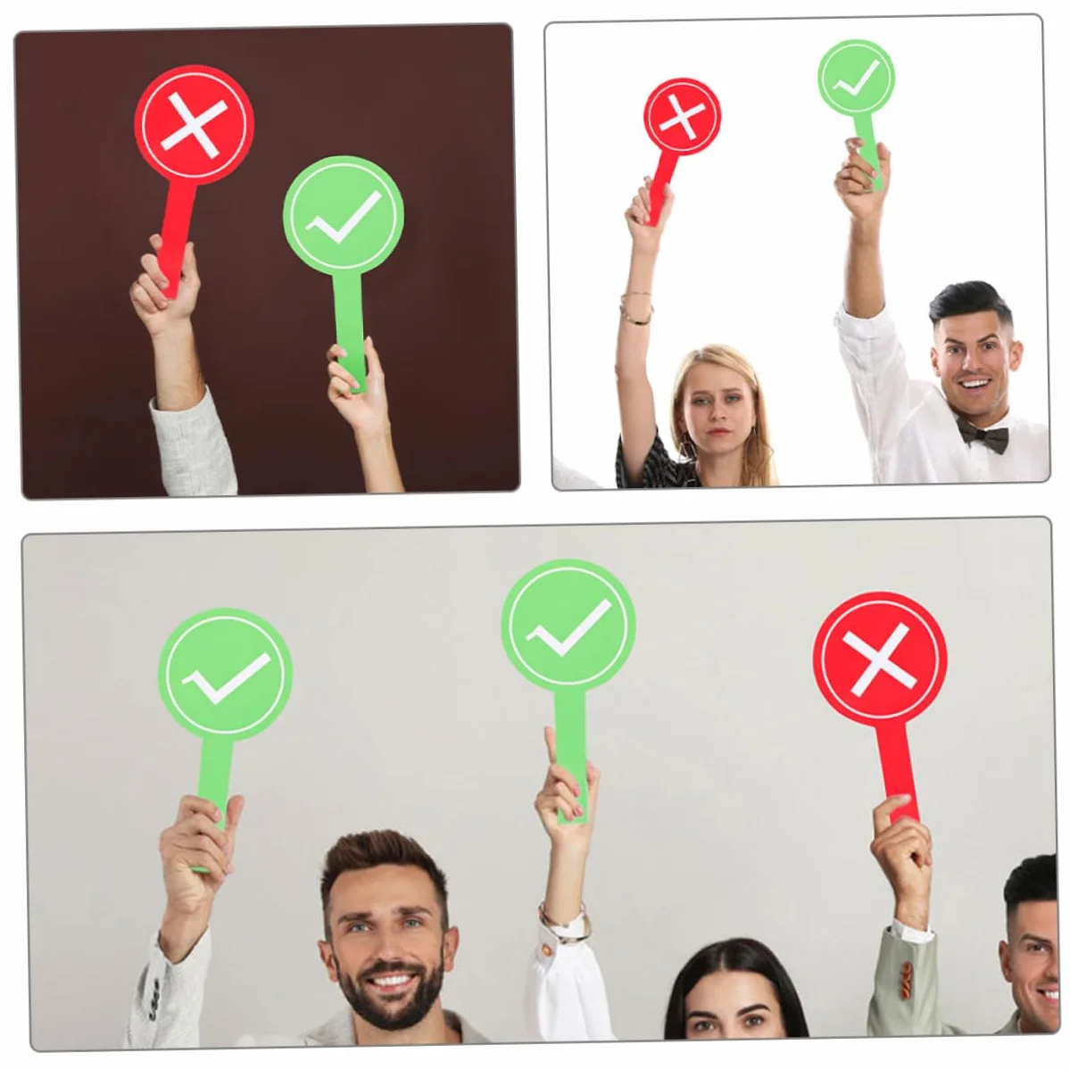 UPKOCH Pagaies Réutilisables 8pcs en Mousse pour Activités en Classe et Jeux Familiaux