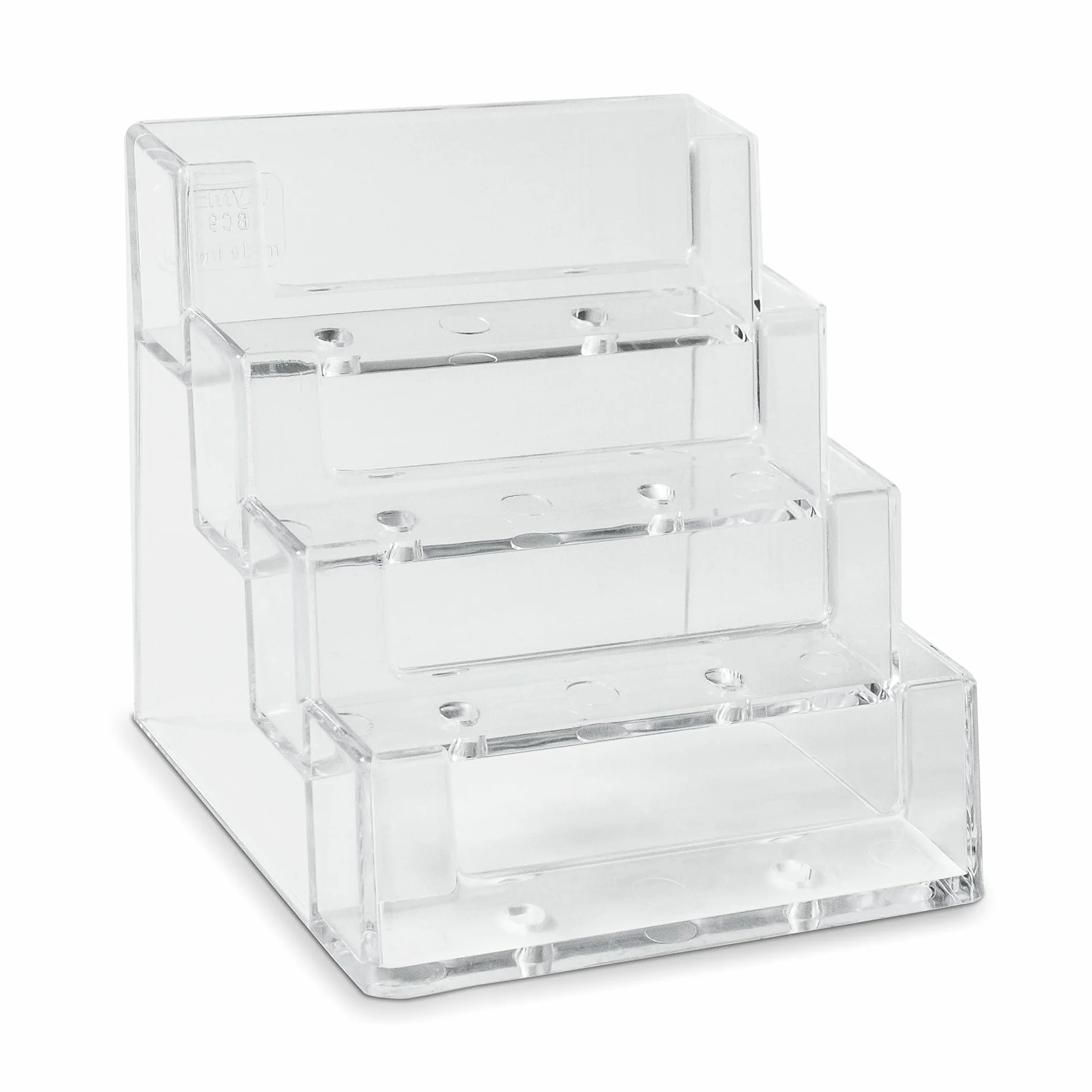 Taymar Porte-Cartes de Visite 4 Compartiments Transparent
