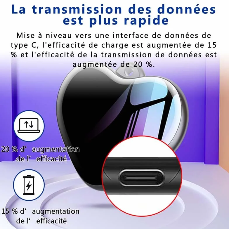 Mini enregistreur vocal numérique activé par la voix, dispositif d'enregistrement sonore porte-clés portable STTWUNAKE