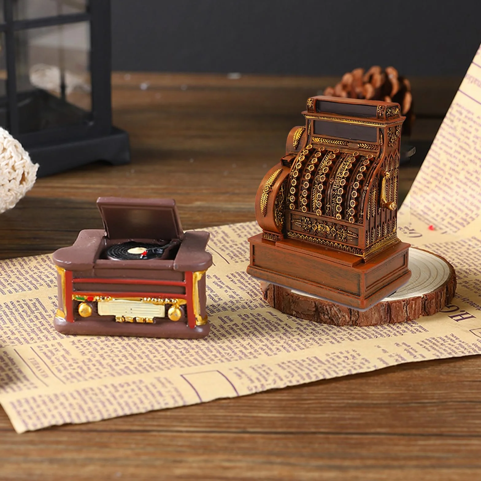 Machine à Ecrire Rétro Vintage Mini pour Auteurs Cadeau