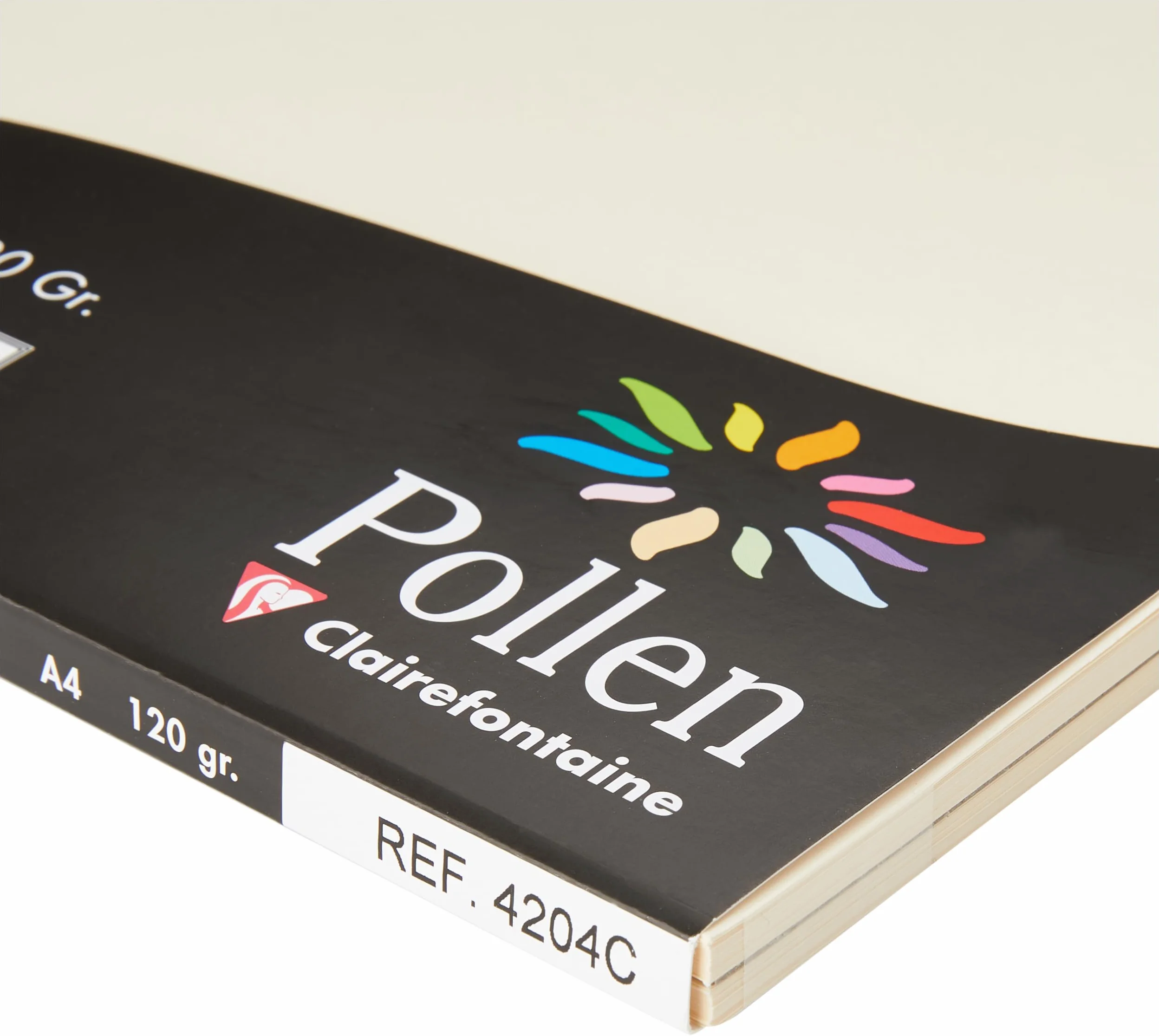 Clairefontaine 4204C Étui 50 Feuilles Papier A4 120g/m² Ivoire Pollen Premium Lisse