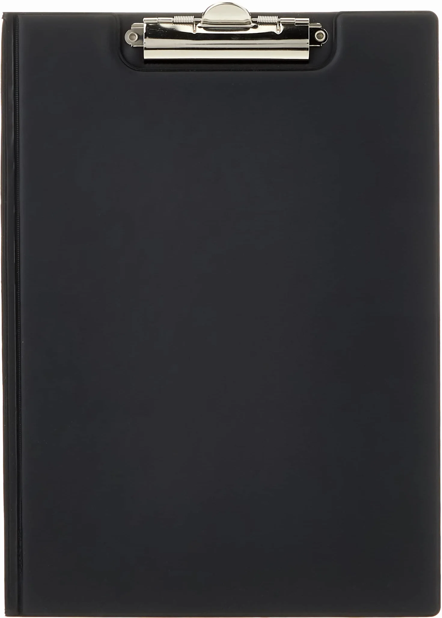 Porte-Bloc avec Pince et Rabat Format A4 Poche Intérieure Noir 235701