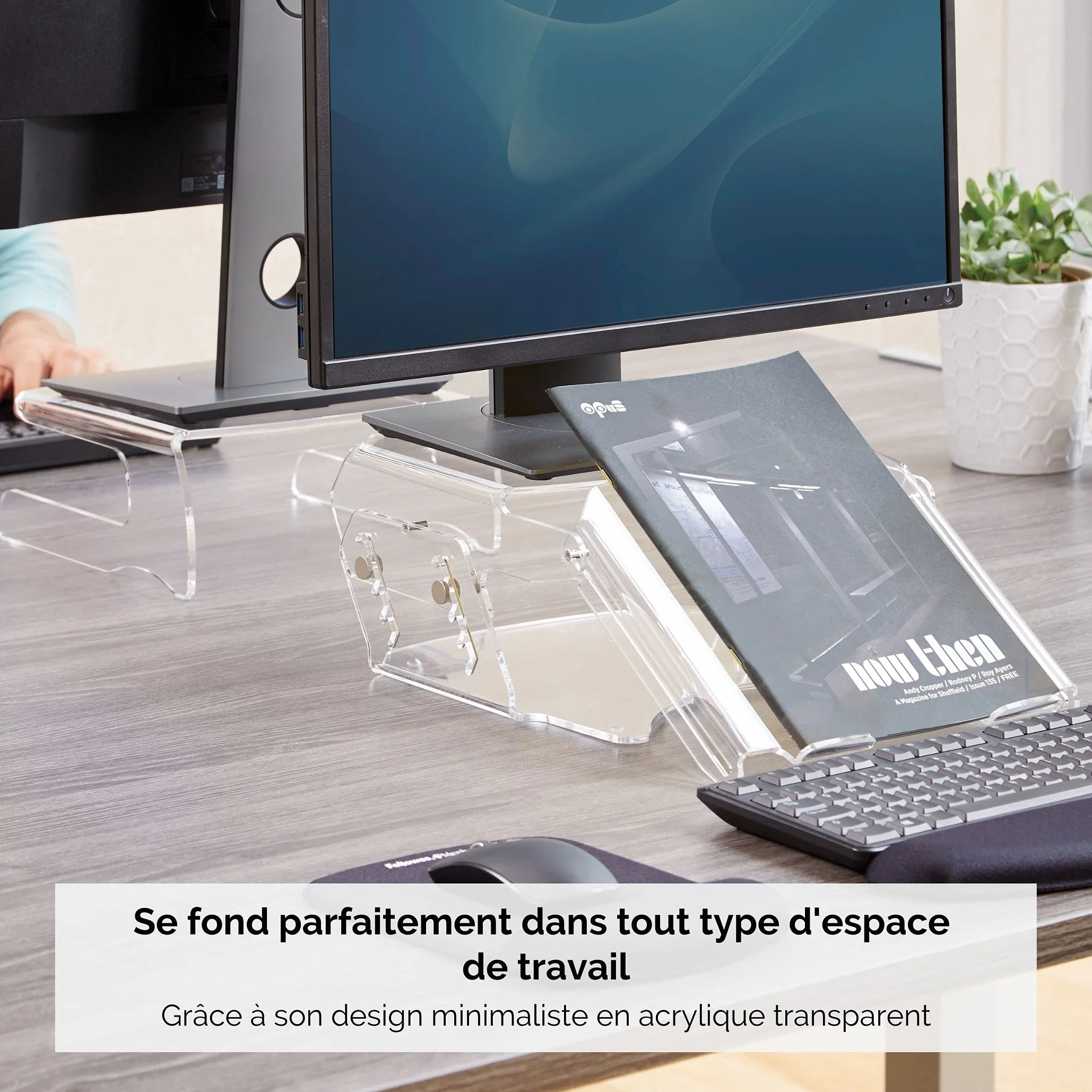 Porte document ajustable Fellowes Clarity 9731201