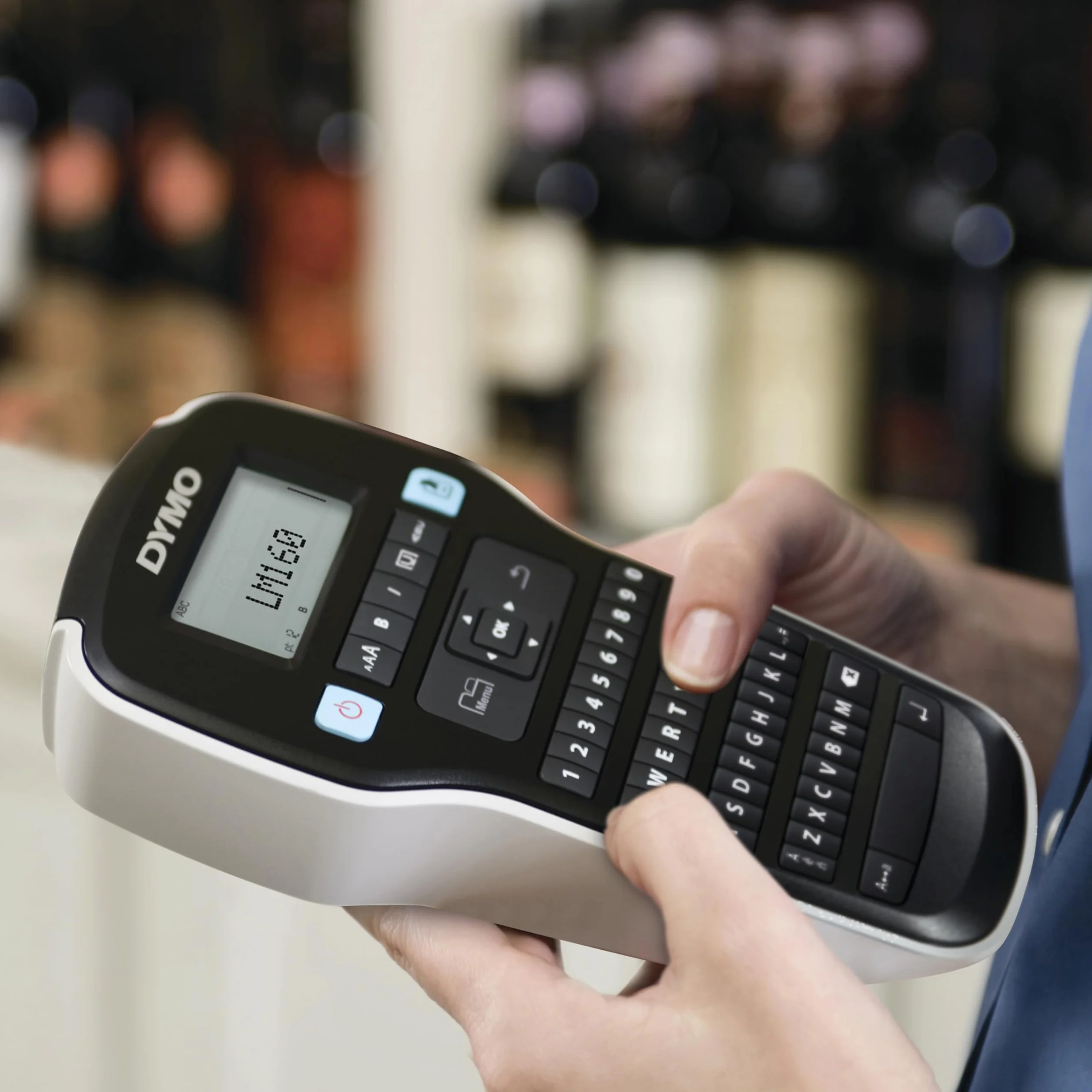 DYMO LabelManager 160 Imprimante d'étiquettes Portable avec 3 Rouleaux Ruban D1 Clavier QWERTY