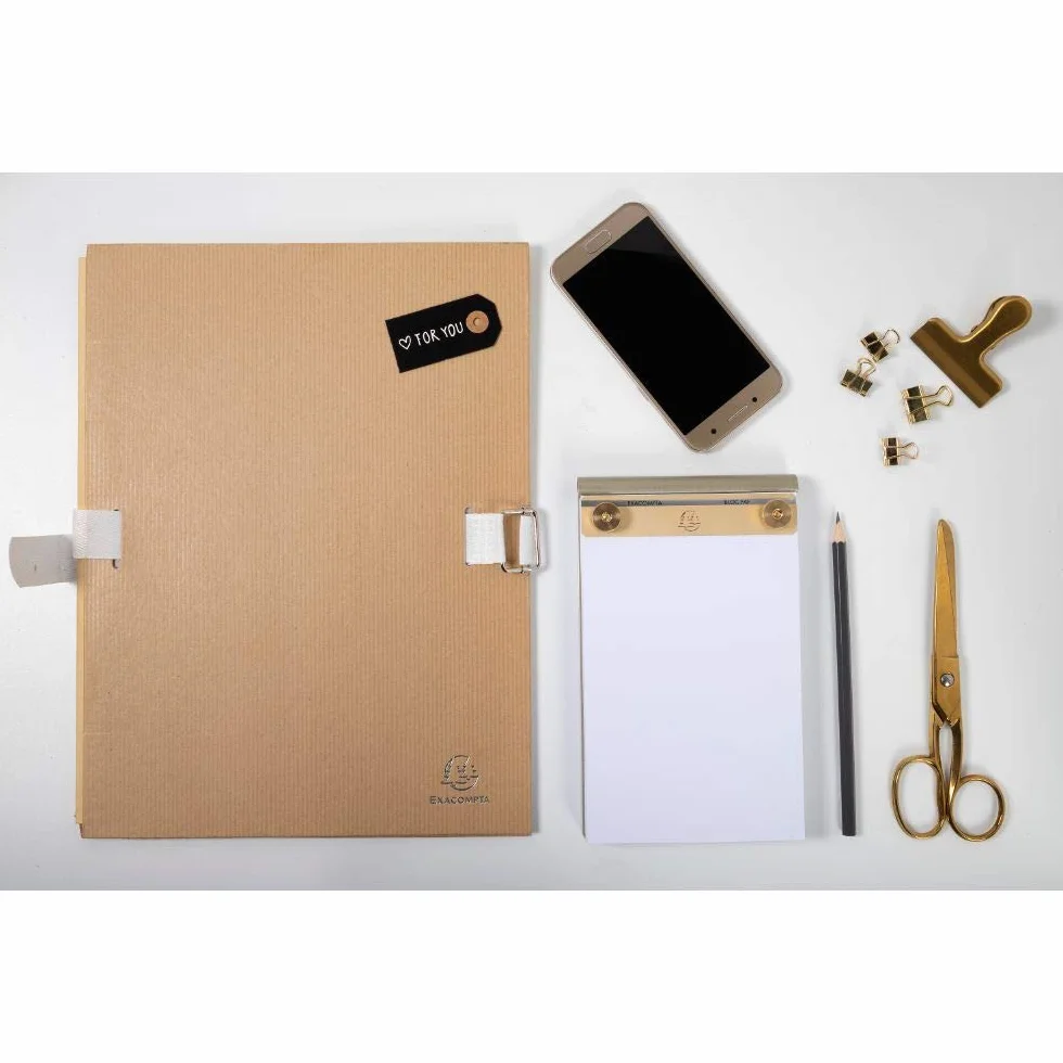 Exacompta Boîte 5 recharges bureau bloc FAF 170 feuilles blanches microperforées détachables 18,5 x 11,5 cm Format N° 3 uni blanc