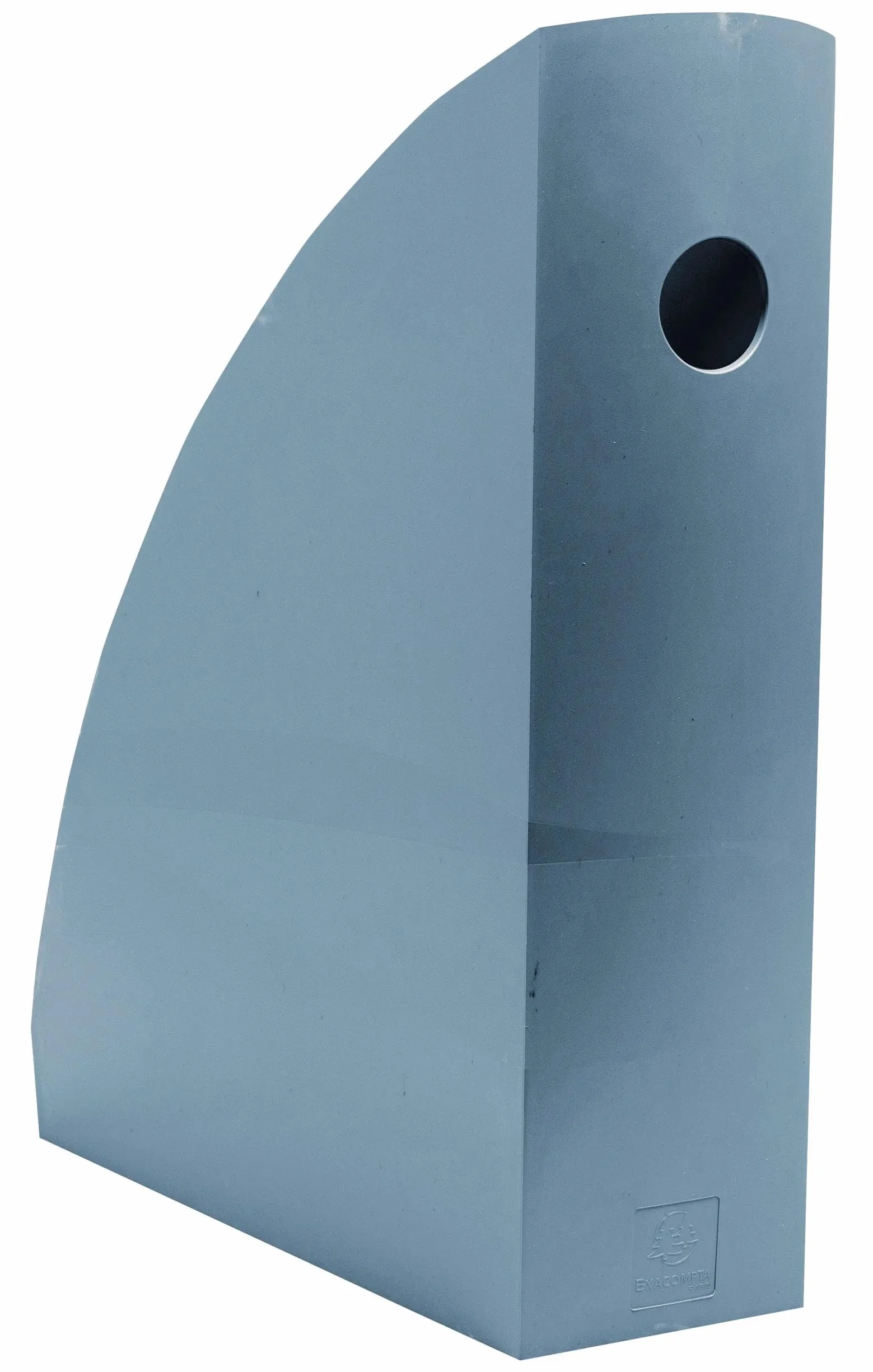 Exacompta MAG-CUBE Autentik porte-revues carton de 6 classeur à revue A4 A4+ largeur 8,2 cm Bleu gris