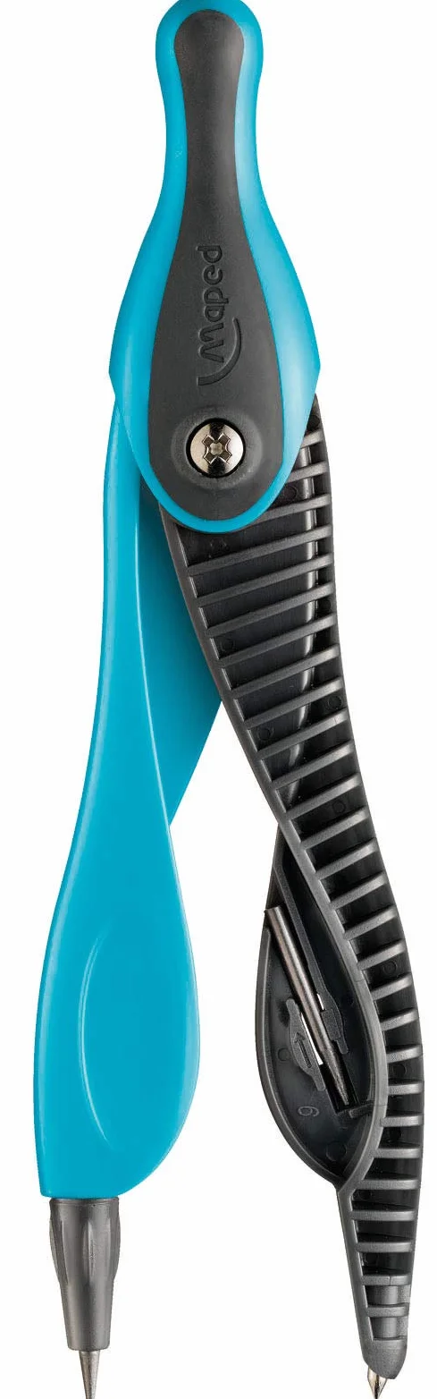 Maped Kid´Z Compas Ergonomique Bleu Rose Vert