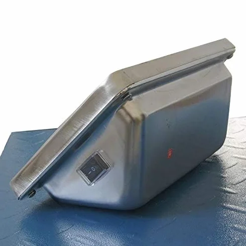 KATSU Balance Industrielle à Plate-Forme 300KG Rechargeable Affichage LED 42 x 52cm Acier Antirouille