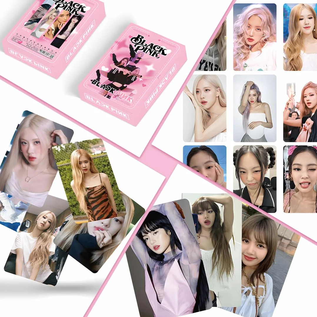 55 Pièces Cartes Kpop Blackpink Born Pink Lomo Photocards