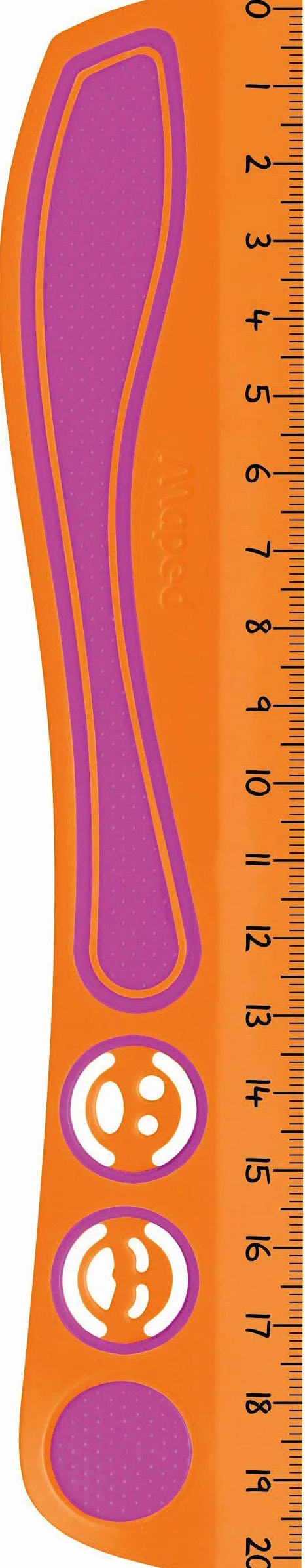 MAPED Règle plate Kidy Grip Plastique 20 cm