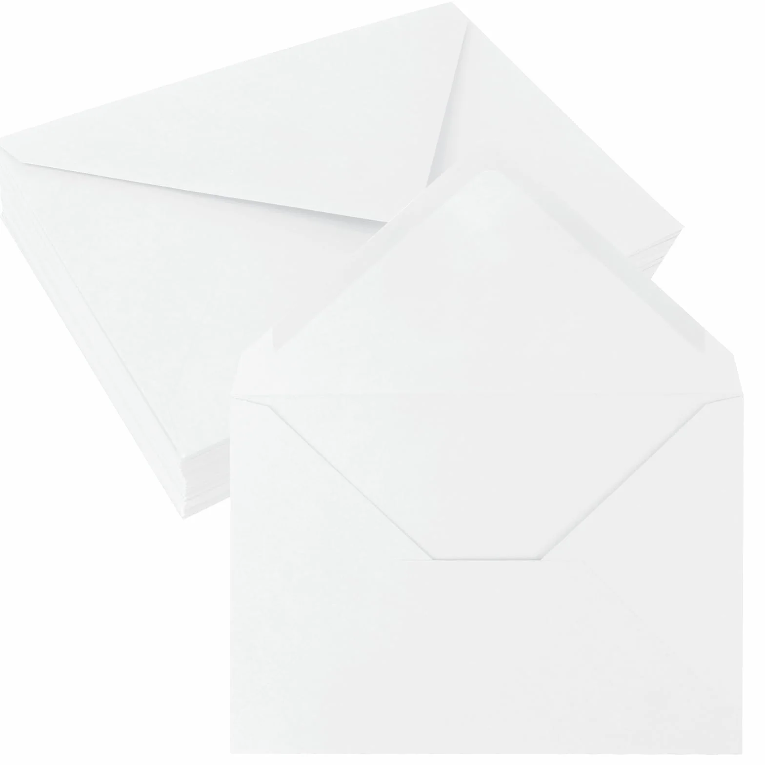Enveloppes B6 137x194 mm 150 g/m² Blanches Auto-Adhésives 50 Pièces
