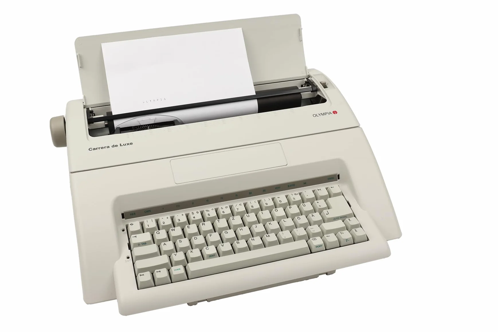 Olympia Carrea De Luxe Machine à écrire Police 10-15 QWERTZ