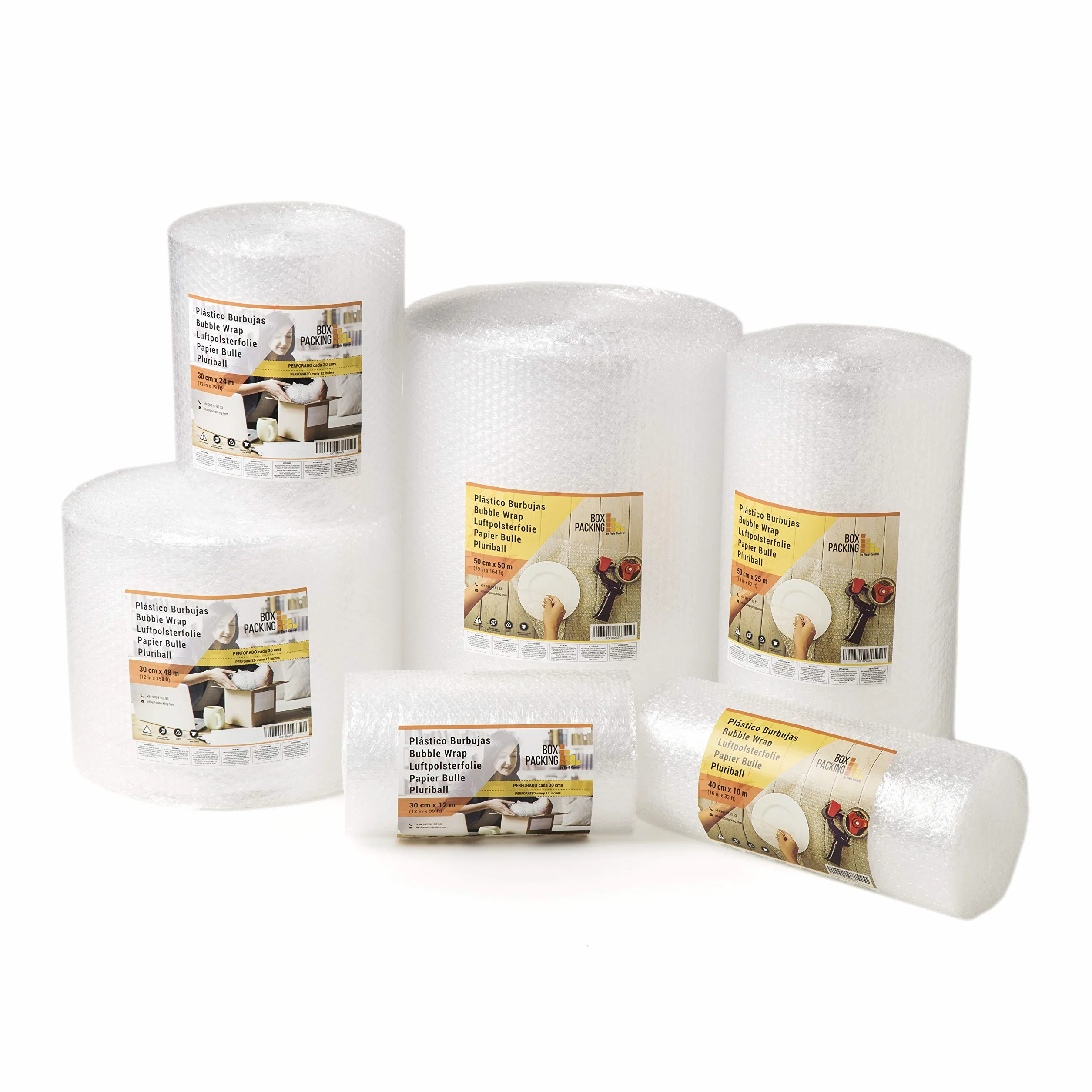 Papier Bulle Emballage Colis 50 cm x 25 m Rouleau Protection Objets Fragiles Déménagement