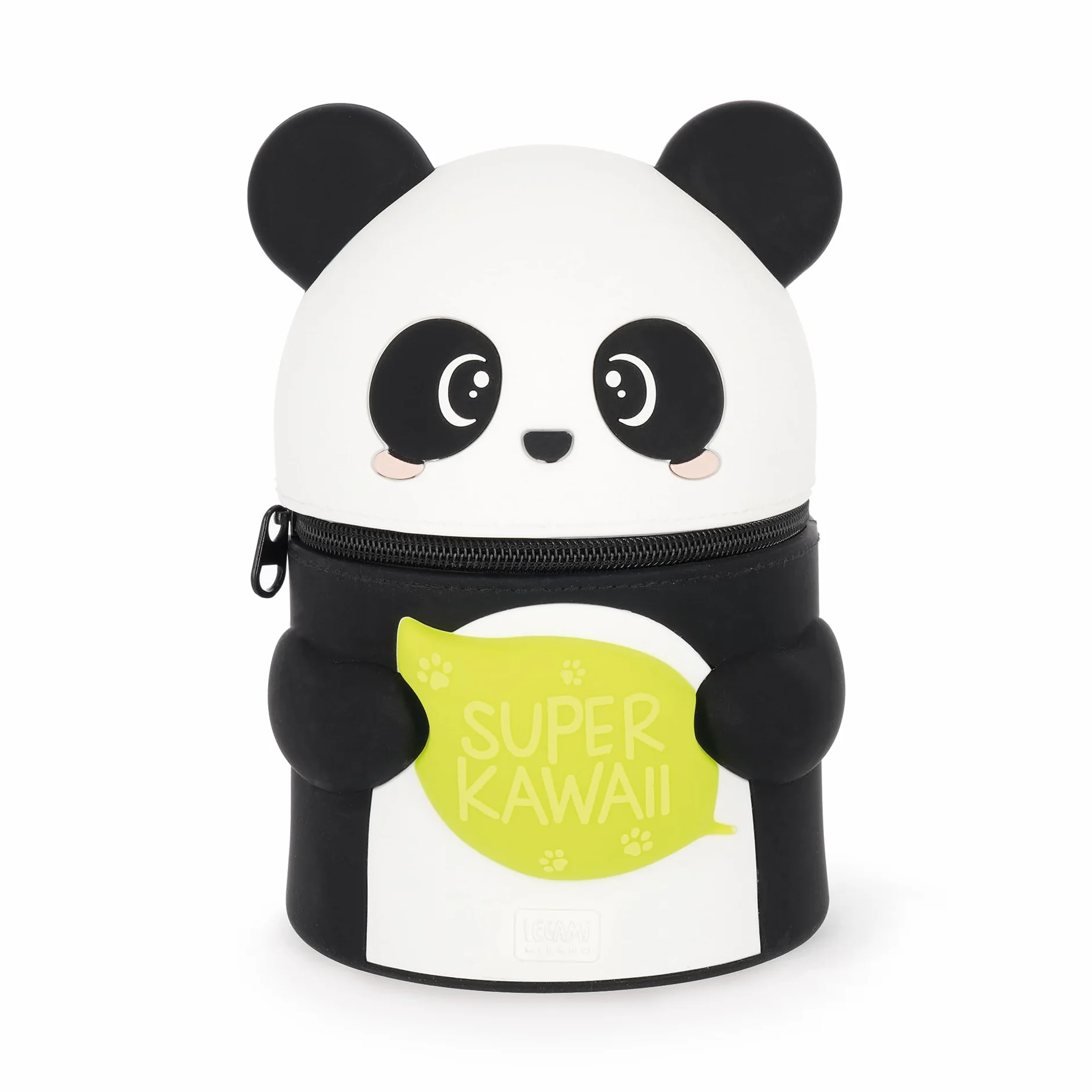 Legami Trousse Kawaii Panda Silicone Souple 13 x 19 x 13 cm