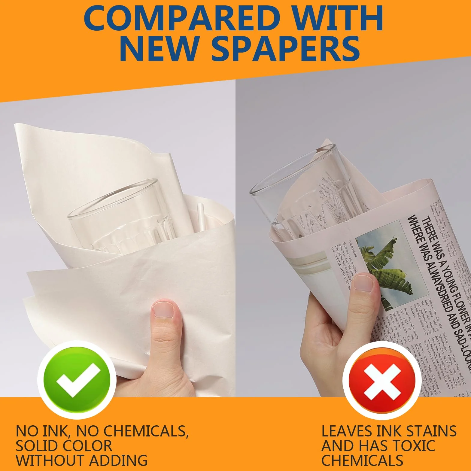 Packing Paper Sheets 38 x 69 cm 200 Sheets for Moving Wrapping Shipping Supplies