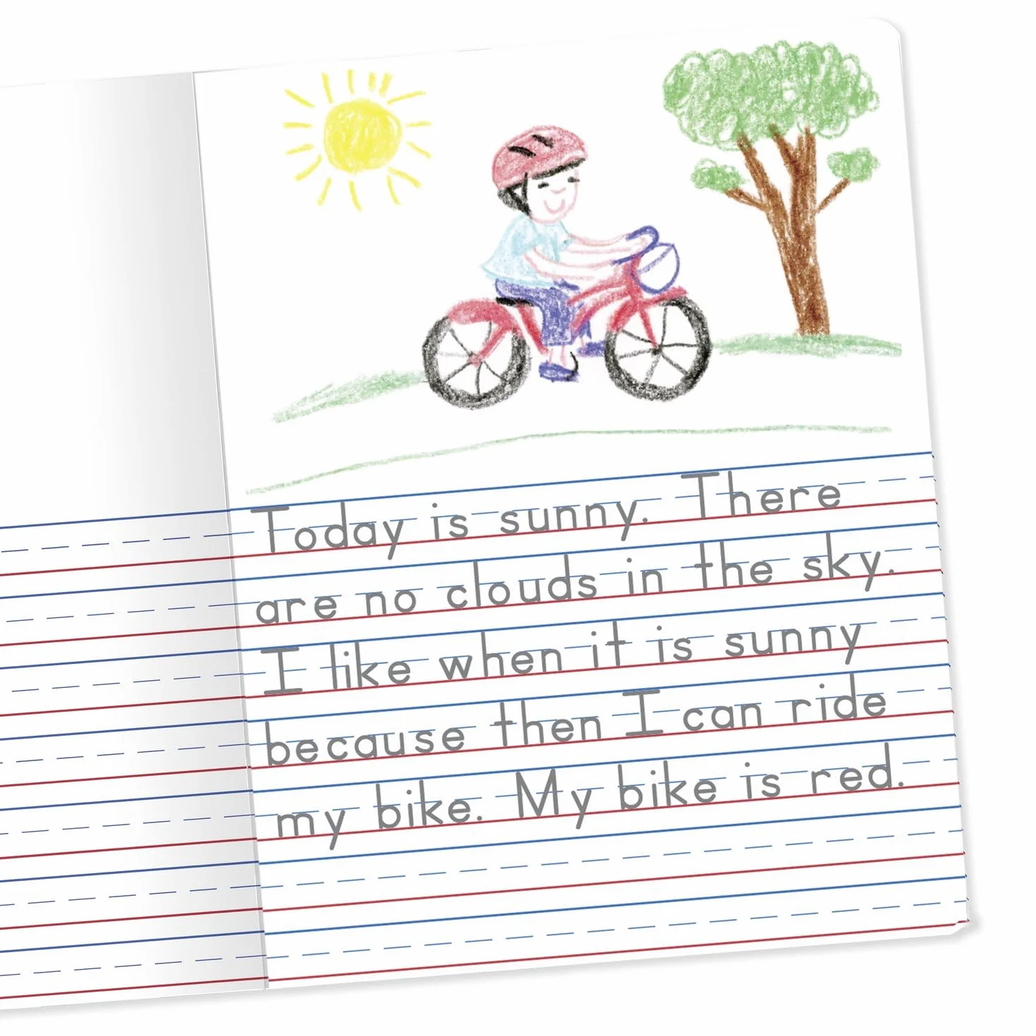 Mead Primary Journal Kindergarten Lot de 2 carnets de notes 100 feuilles 200 pages 9 3/4 x 7 1/2 pouces