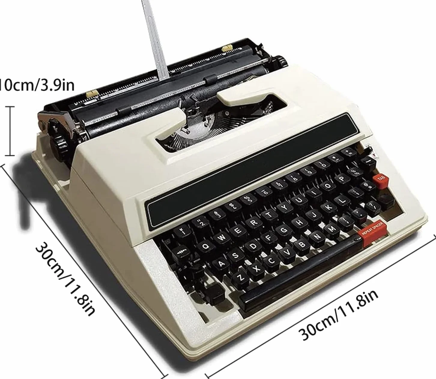 Machine à écrire manuelle classique portable