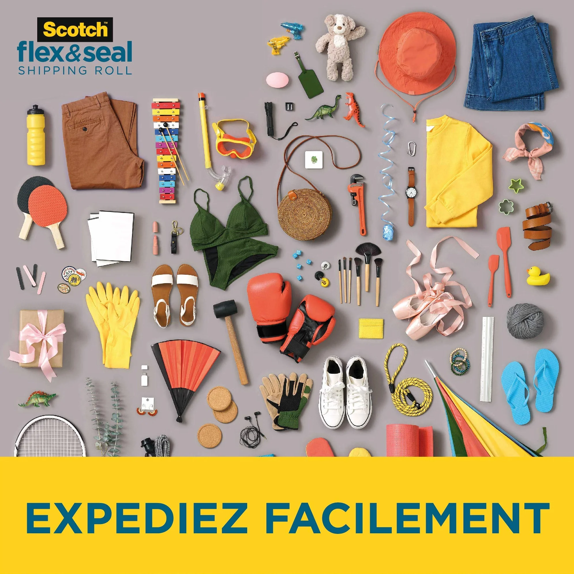 Scotch Flex & Seal FS-1510-6-EU Rouleau d'expédition 38cm x 3m