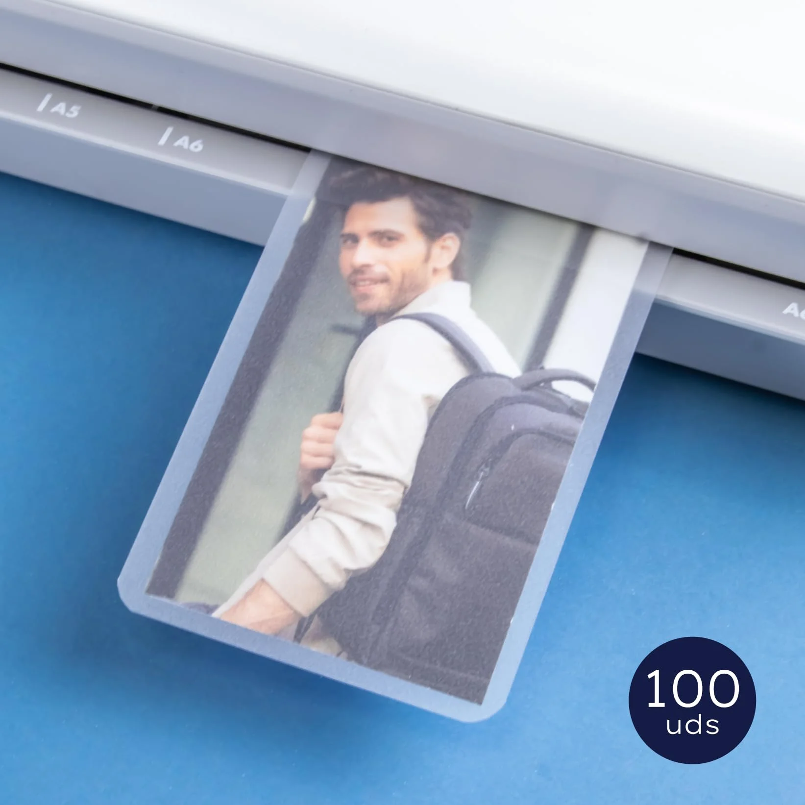 Lot de 100 Pochettes de Plastification Transparentes Brillantes A6 75 Microns Imperméables